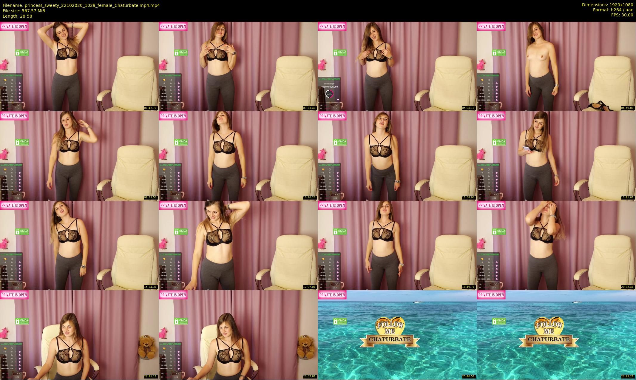 princess_sweety — 29 minute Chaturbate couple cam show recording, 1080p, Oct 22, 2020