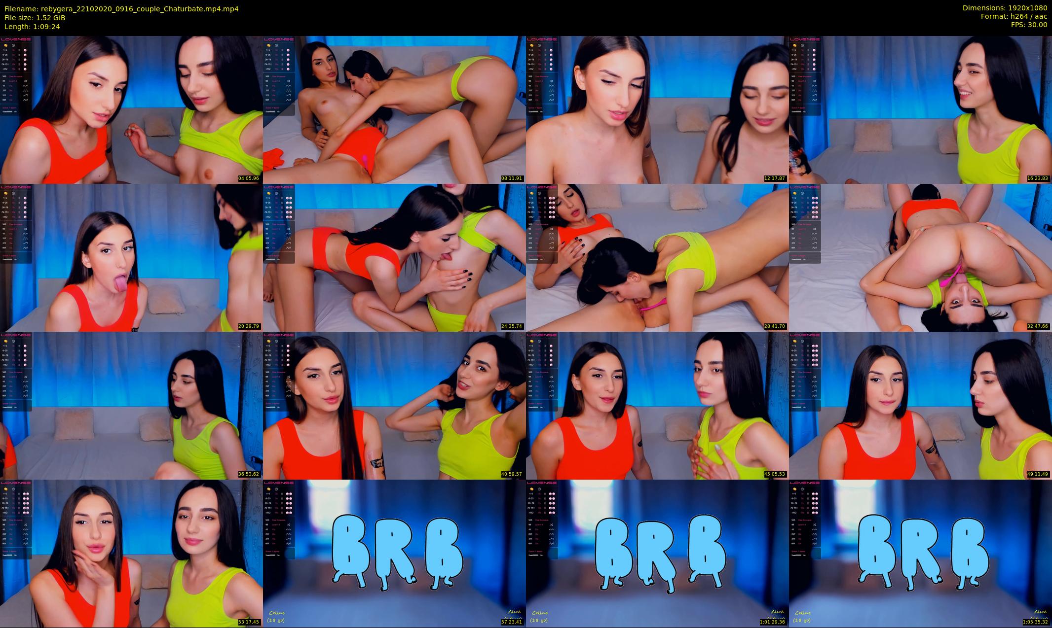 rebygera — 70 minute Chaturbate couple cam show recording, 1080p, Oct 22, 2020