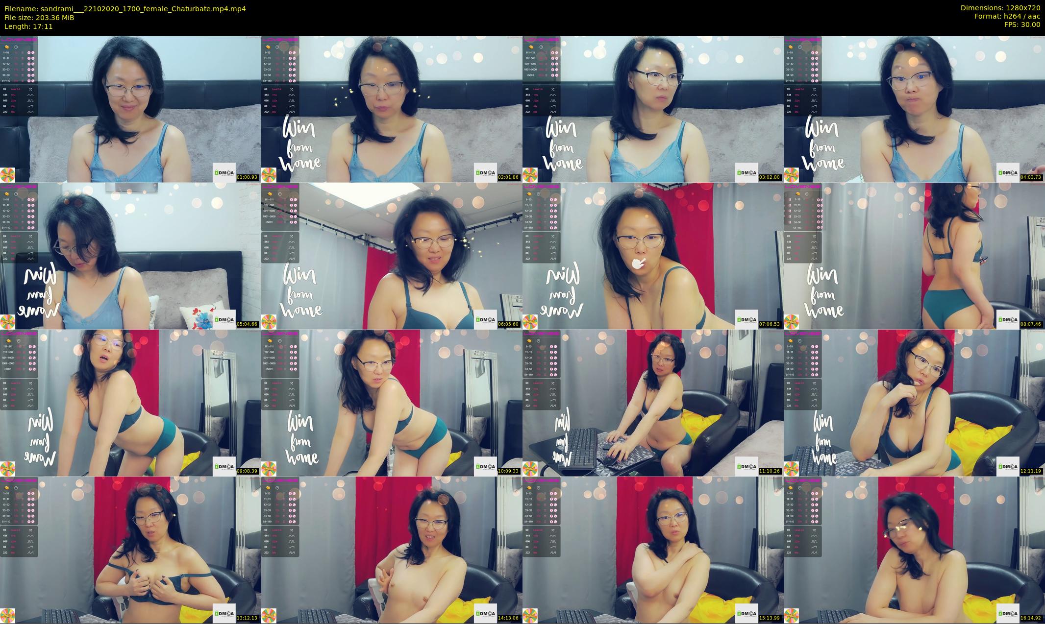 sandrami__ — 18 minute Chaturbate female cam show recording, 720p, Oct 22, 2020