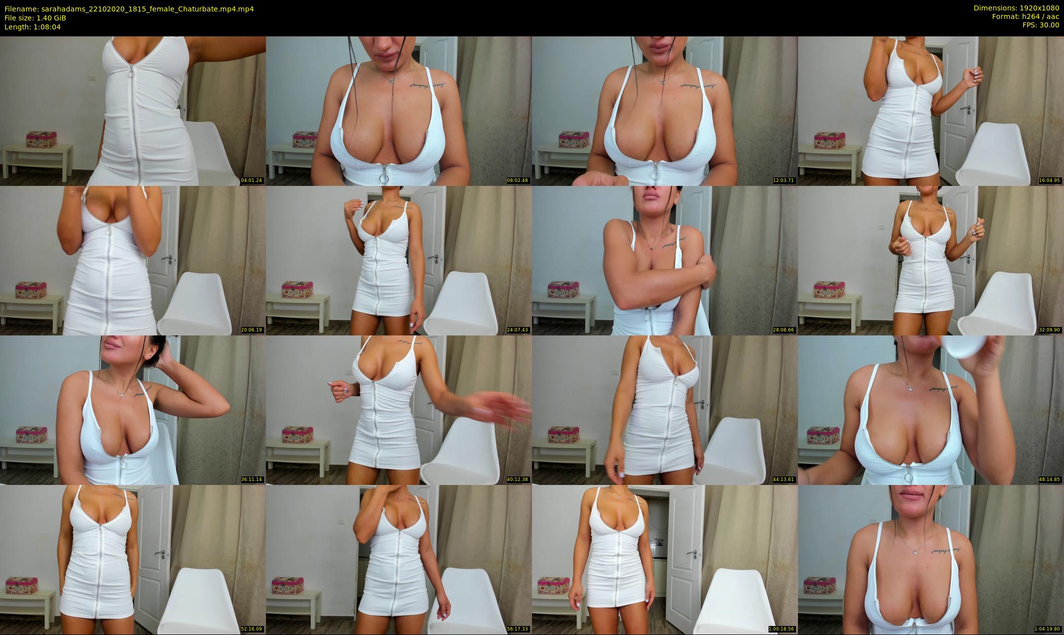 sarahadams — 69 minute Chaturbate female cam show recording, 1080p, Oct 22, 2020