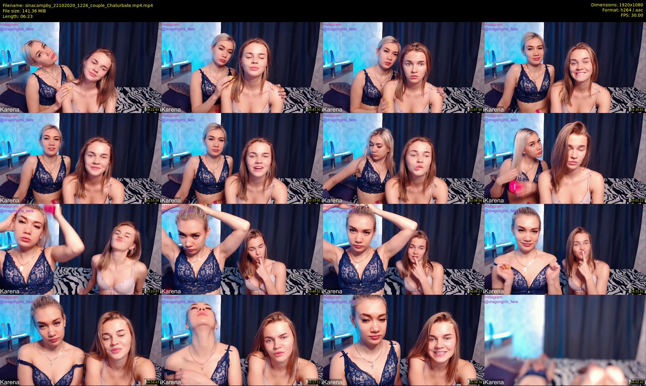 sinacampby — 7 minute Chaturbate couple cam show recording, 1080p, Oct 22, 2020