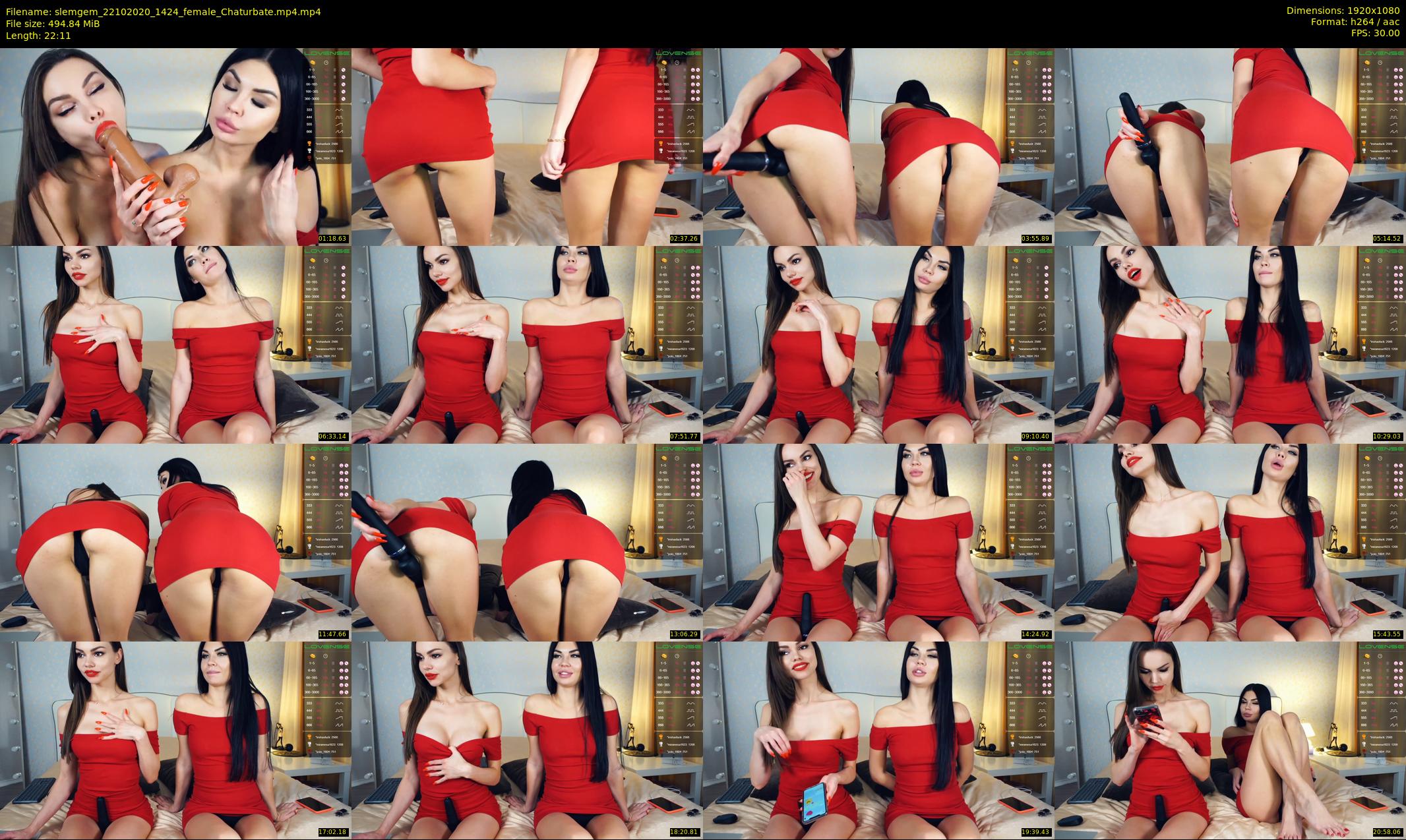 slemgem — 23 minute Chaturbate couple cam show recording, 1080p, Oct 22, 2020