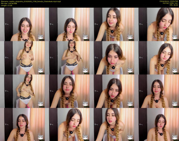 sophia_alejandra — 16 minute Chaturbate female cam show recording, 720p, Oct 22, 2020