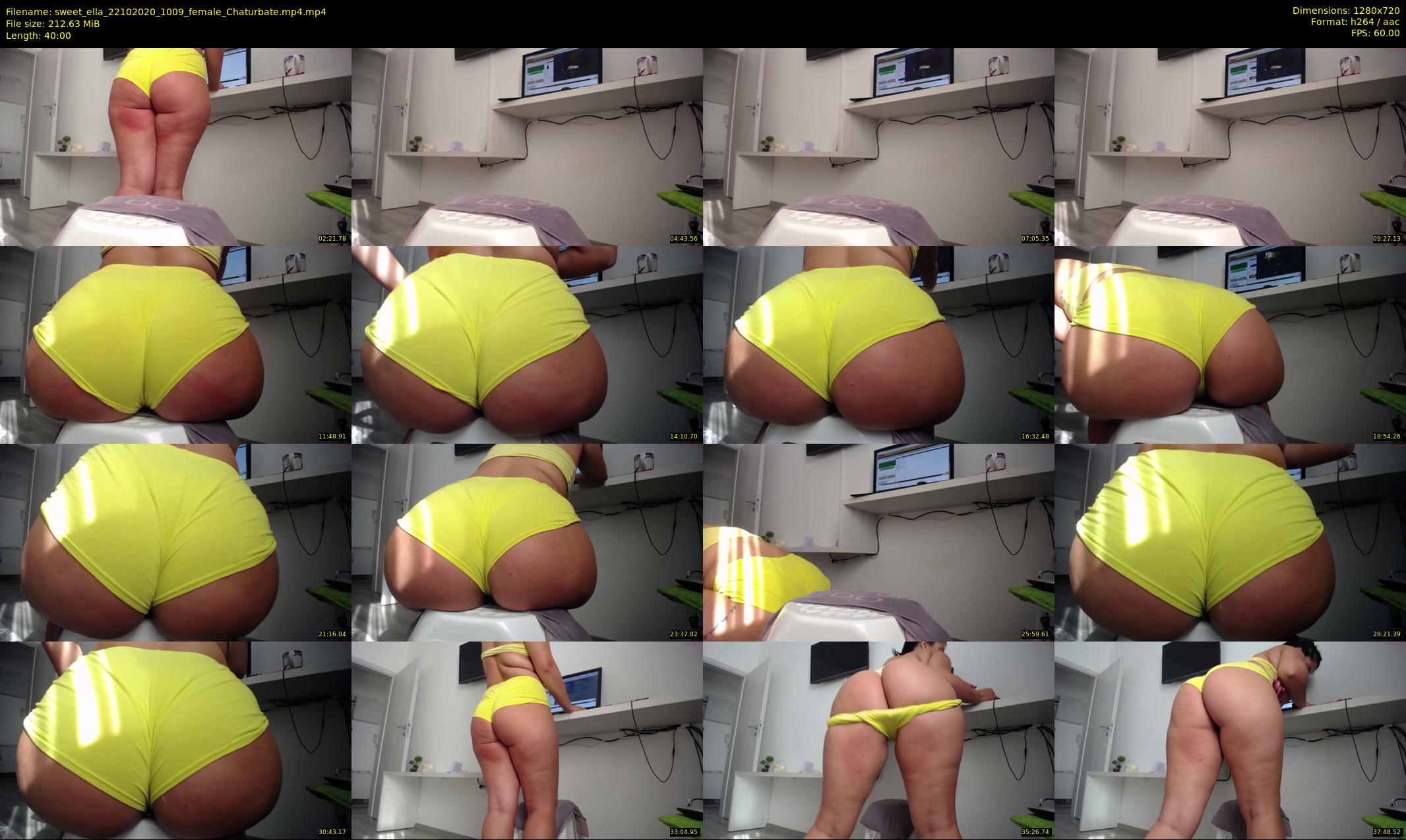 sweet_ella — 40 minute Chaturbate female cam show recording, 720p, Oct 22, 2020
