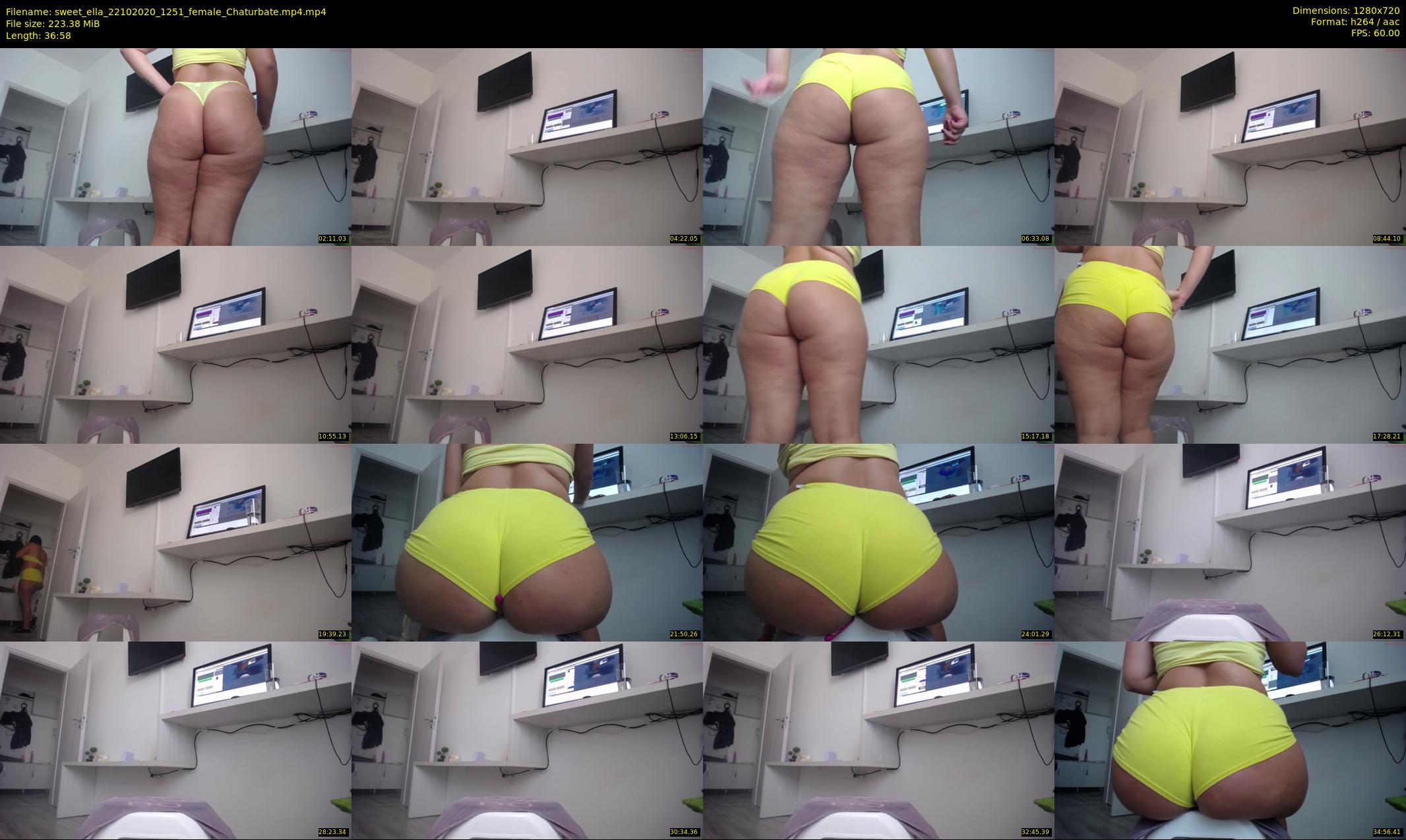 sweet_ella — 37 minute Chaturbate female cam show recording, 720p, Oct 22, 2020