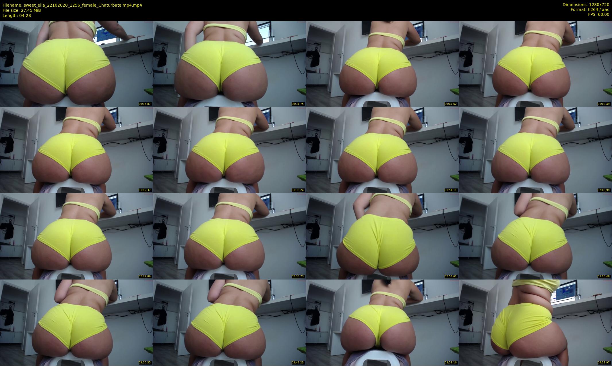 sweet_ella — 5 minute Chaturbate female cam show recording, 720p, Oct 22, 2020