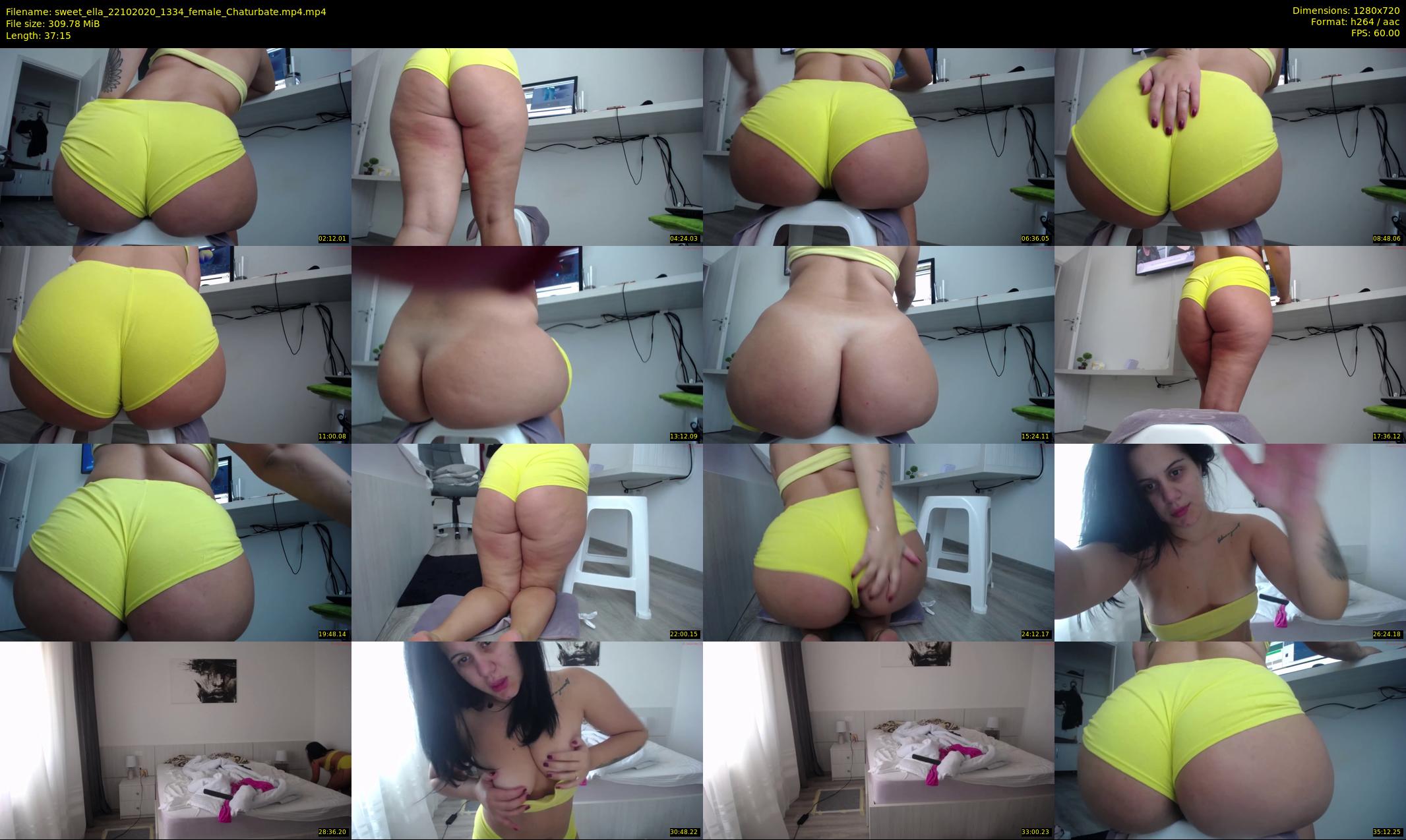 sweet_ella — 38 minute Chaturbate female cam show recording, 720p, Oct 22, 2020