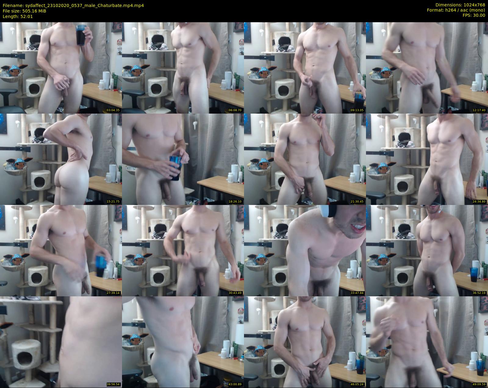 sydaffect — 53 minute Chaturbate male cam show recording, 720p, Oct 23, 2020
