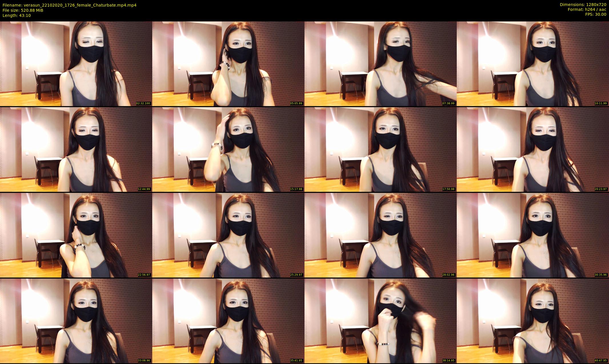 verasun — 44 minute Chaturbate female cam show recording, 720p, Oct 22, 2020