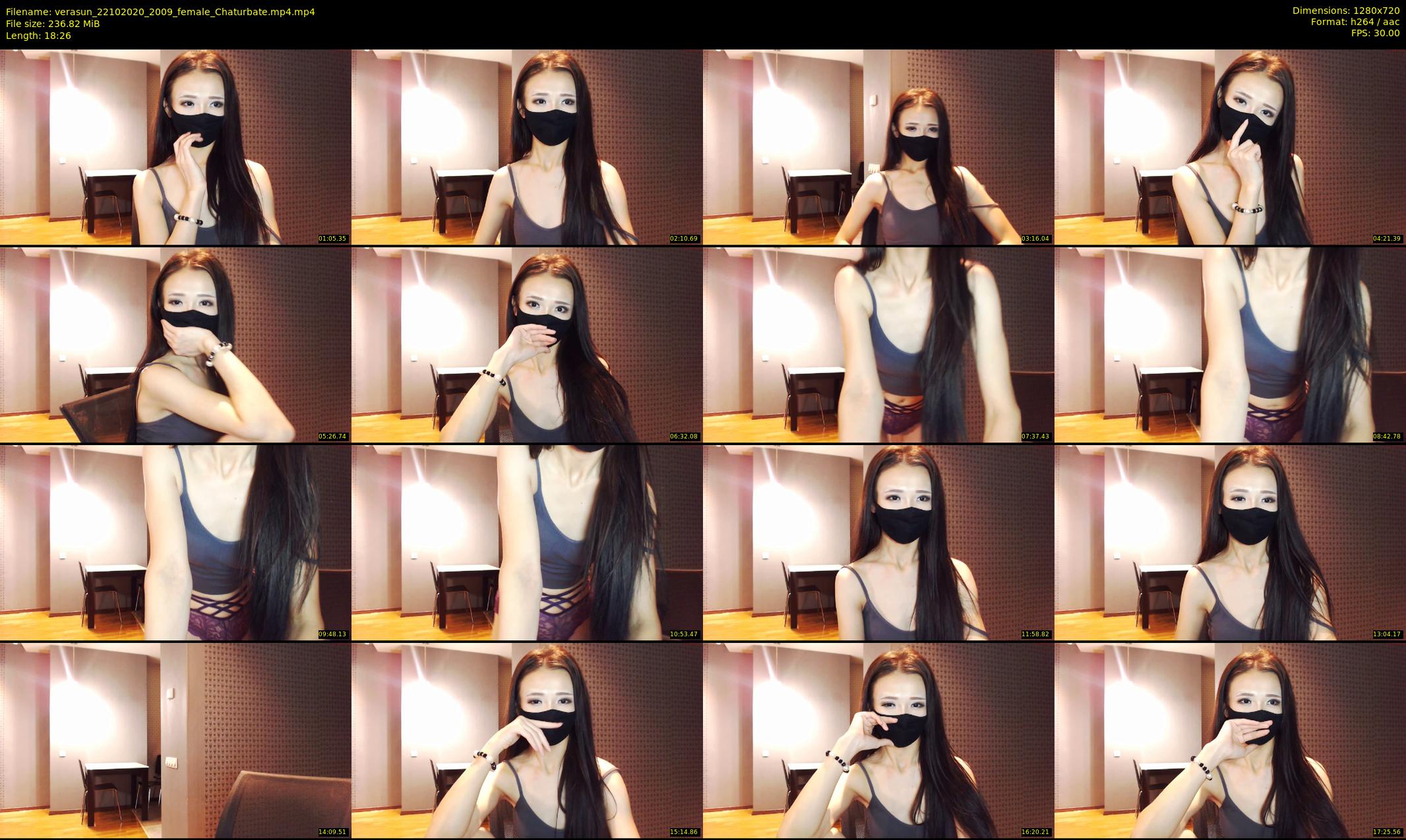 verasun — 19 minute Chaturbate female cam show recording, 720p, Oct 22, 2020