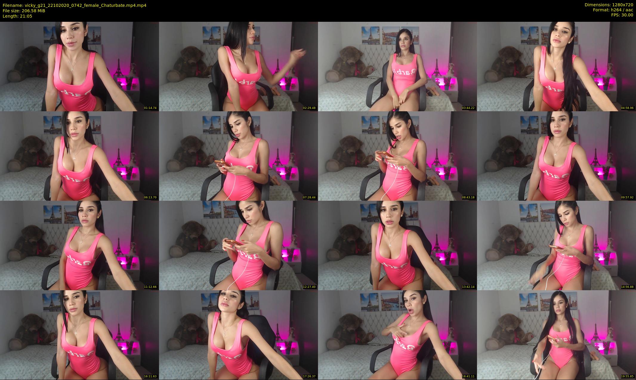 vicky_g21 — 22 minute Chaturbate female cam show recording, 720p, Oct 22, 2020