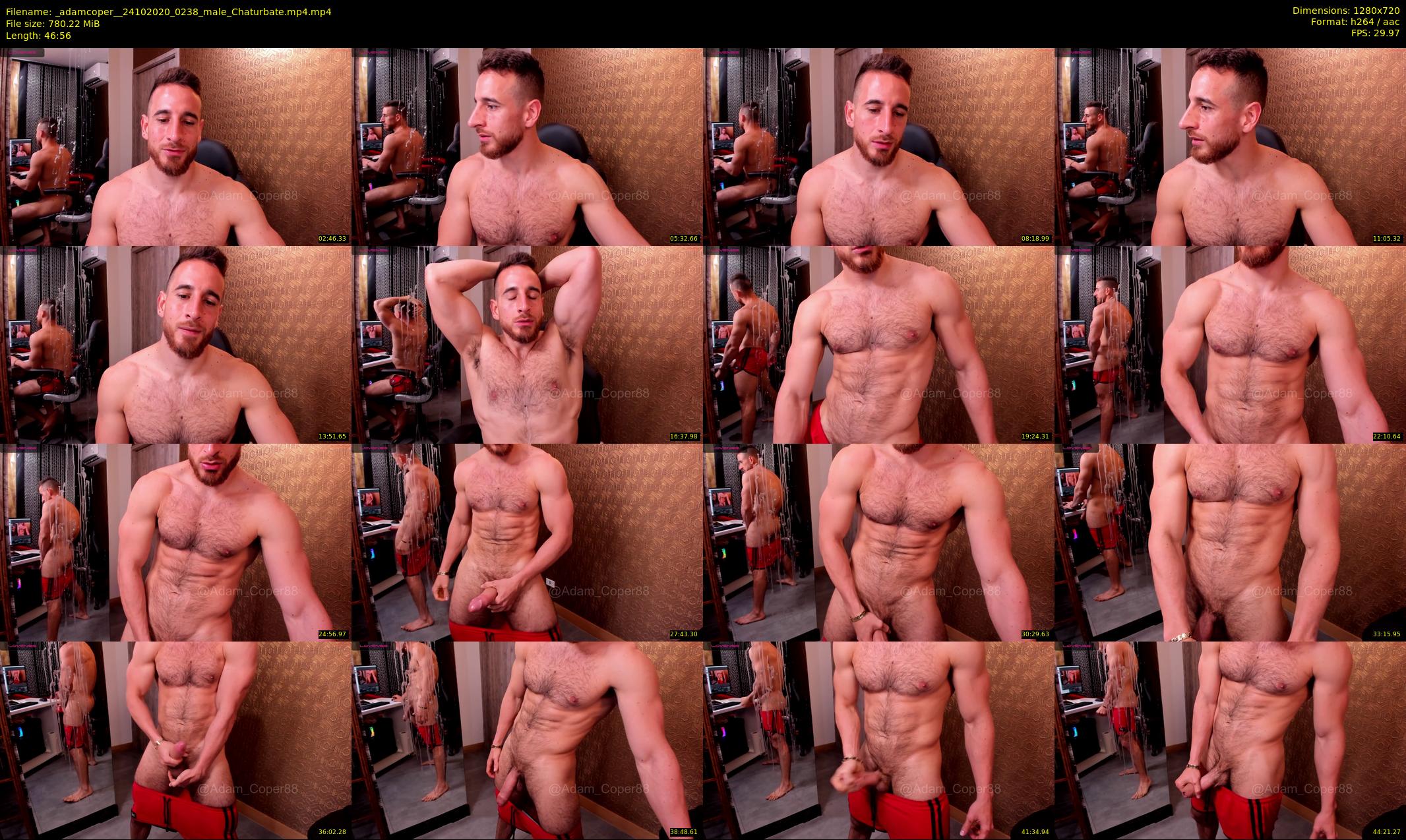 _adamcoper_ — 47 minute Chaturbate male cam show recording, 720p, Oct 24, 2020