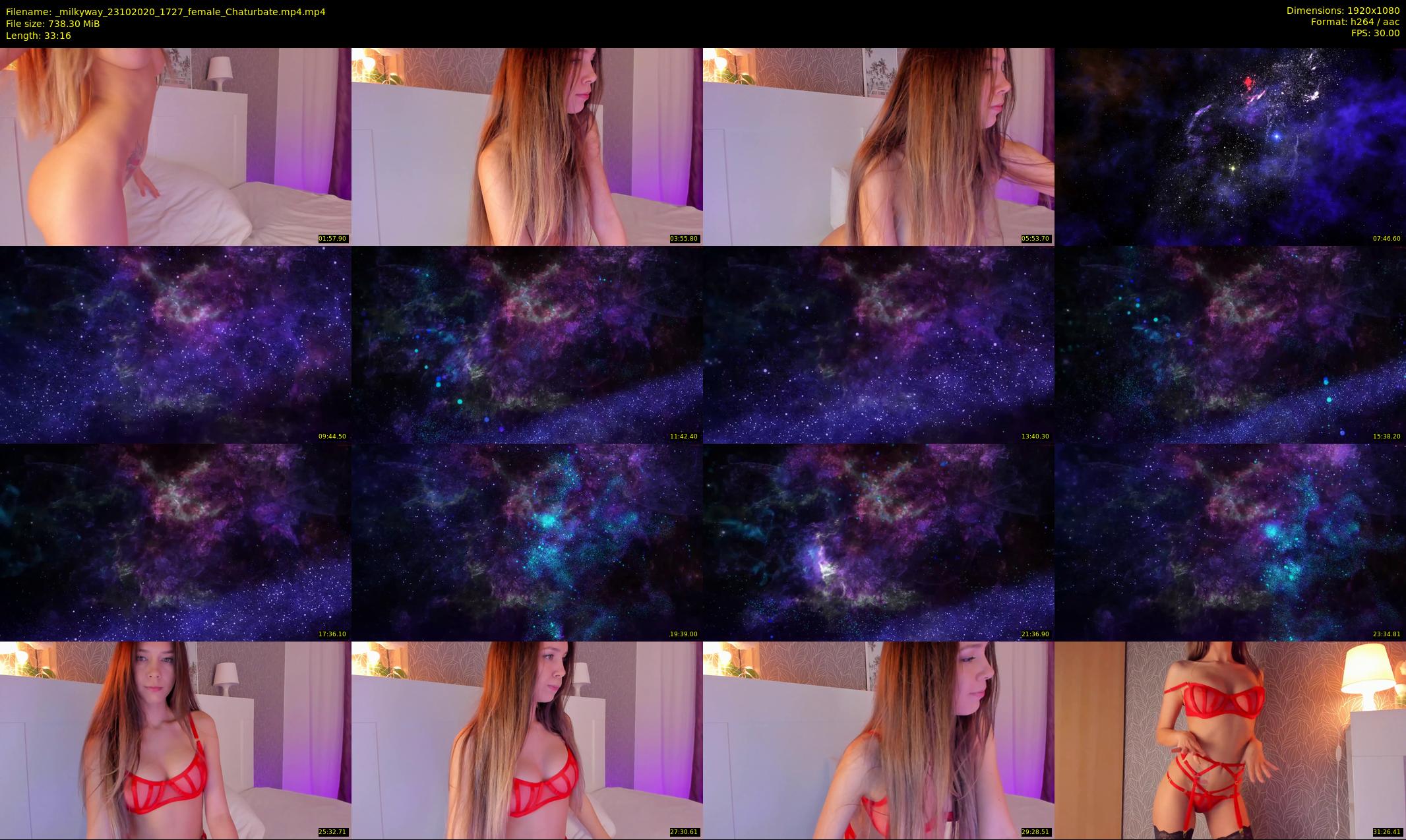 _milkyway — 34 minute Chaturbate female cam show recording, 1080p, Oct 23, 2020