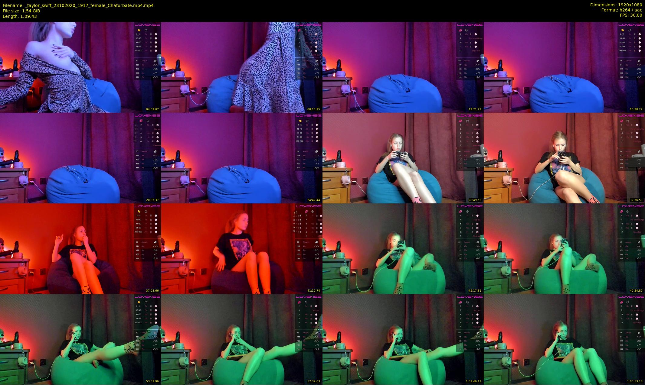 _taylor_swift — 70 minute Chaturbate female cam show recording, 1080p, Oct 23, 2020
