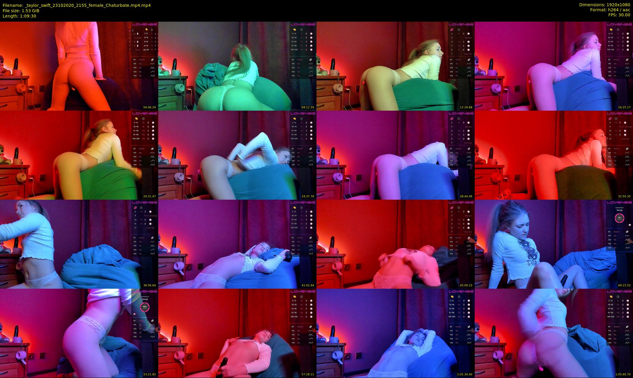 _taylor_swift — 70 minute Chaturbate female cam show recording, 1080p, Oct 23, 2020