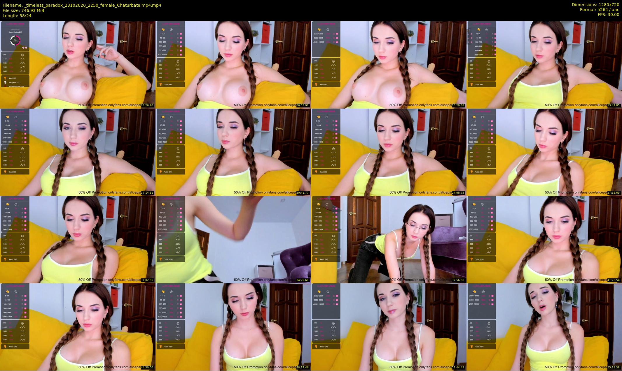 _timeless_paradox — 59 minute Chaturbate female cam show recording, 720p, Oct 23, 2020
