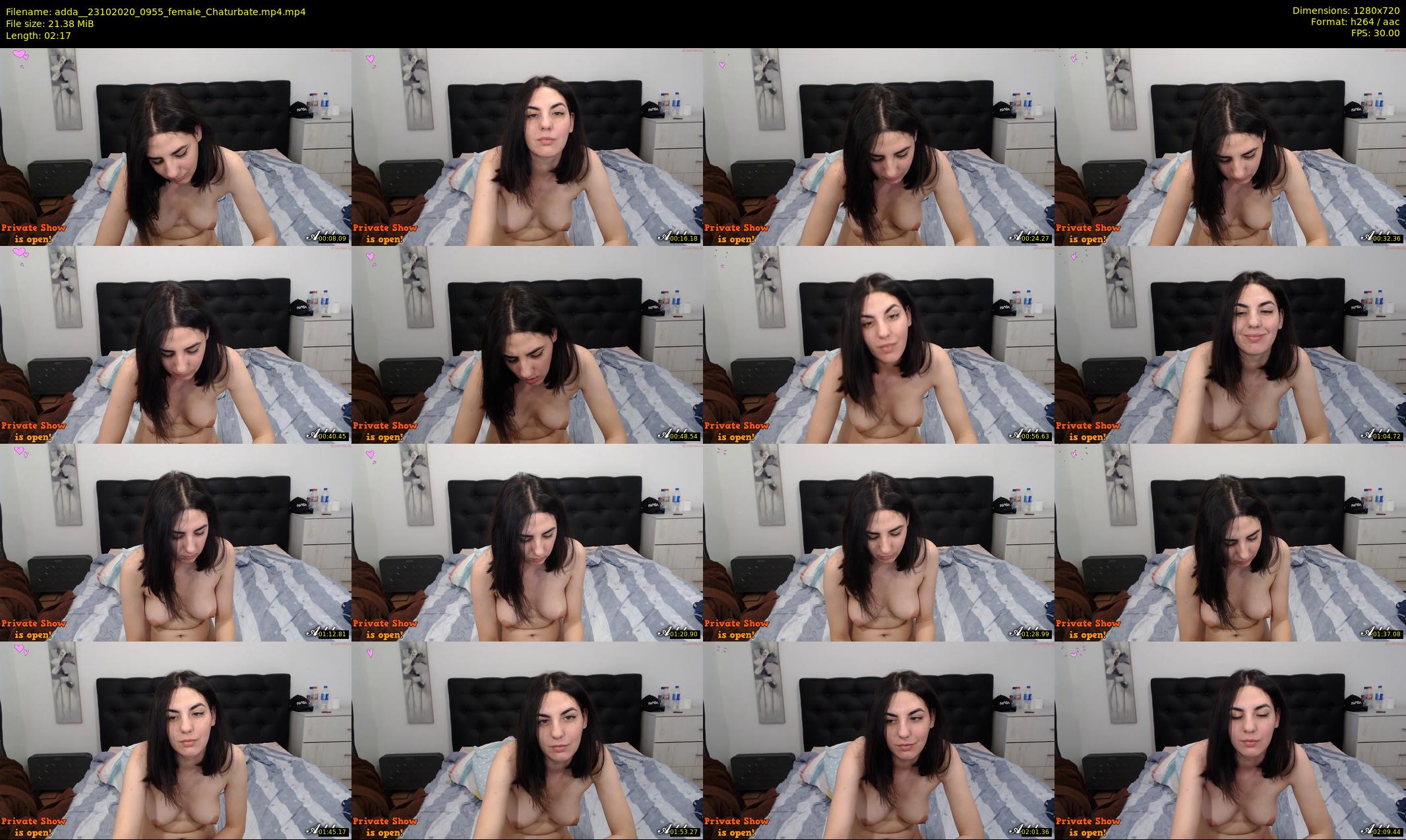 adda_ — 3 minute Chaturbate female cam show recording, 720p, Oct 23, 2020