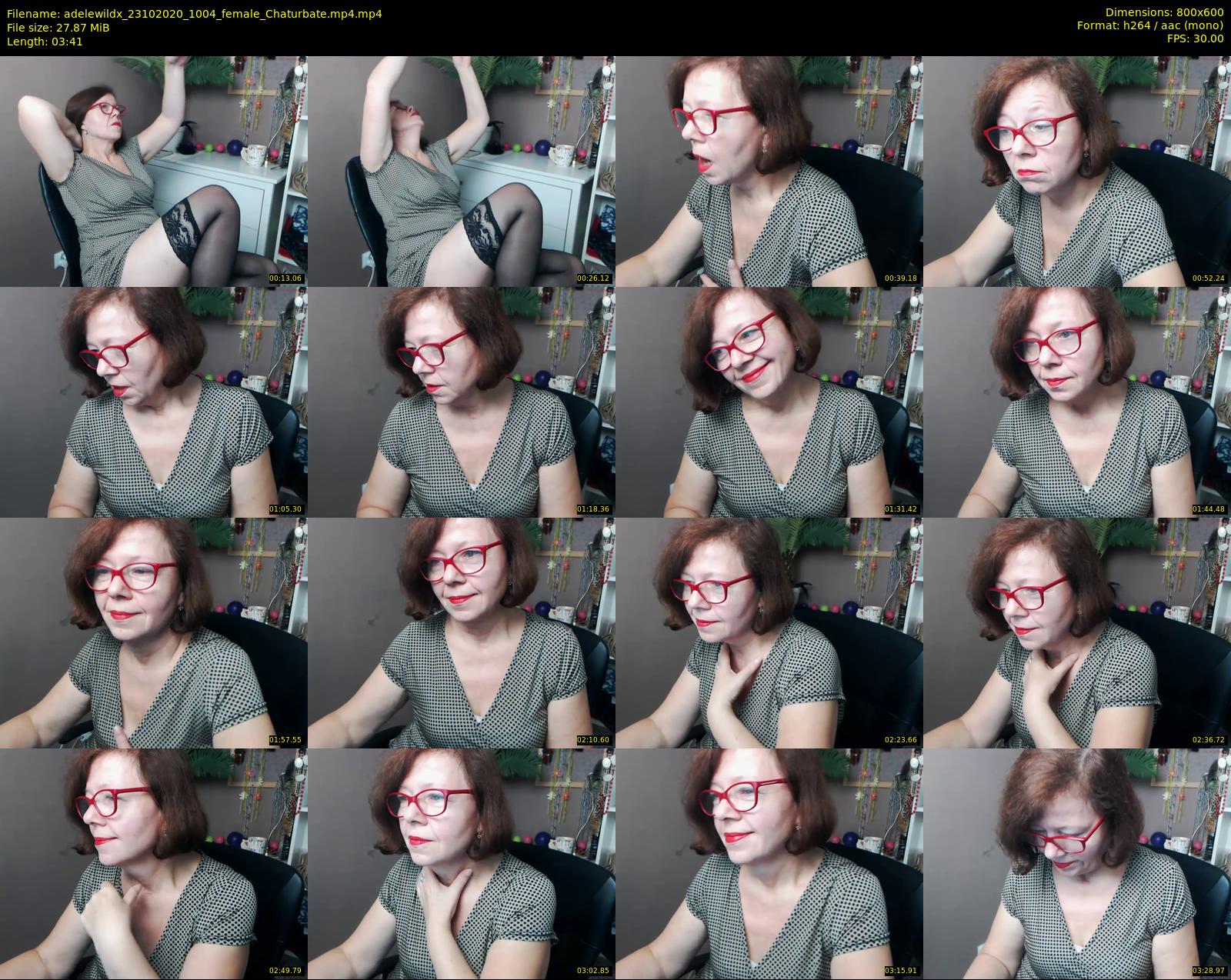 adelewildx — 4 minute Chaturbate female cam show recording, 480p, Oct 23, 2020