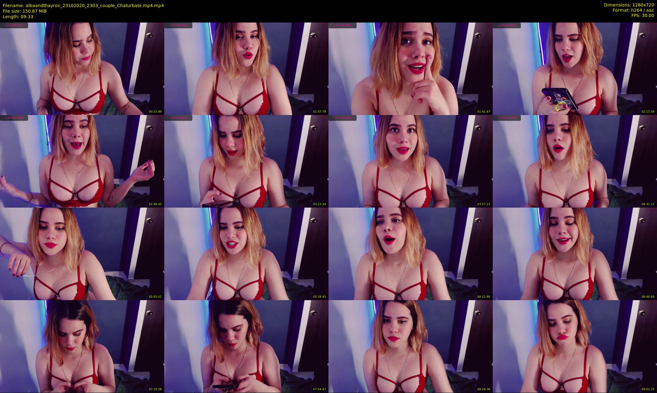 albaandthayron — 10 minute Chaturbate couple cam show recording, 720p, Oct 23, 2020