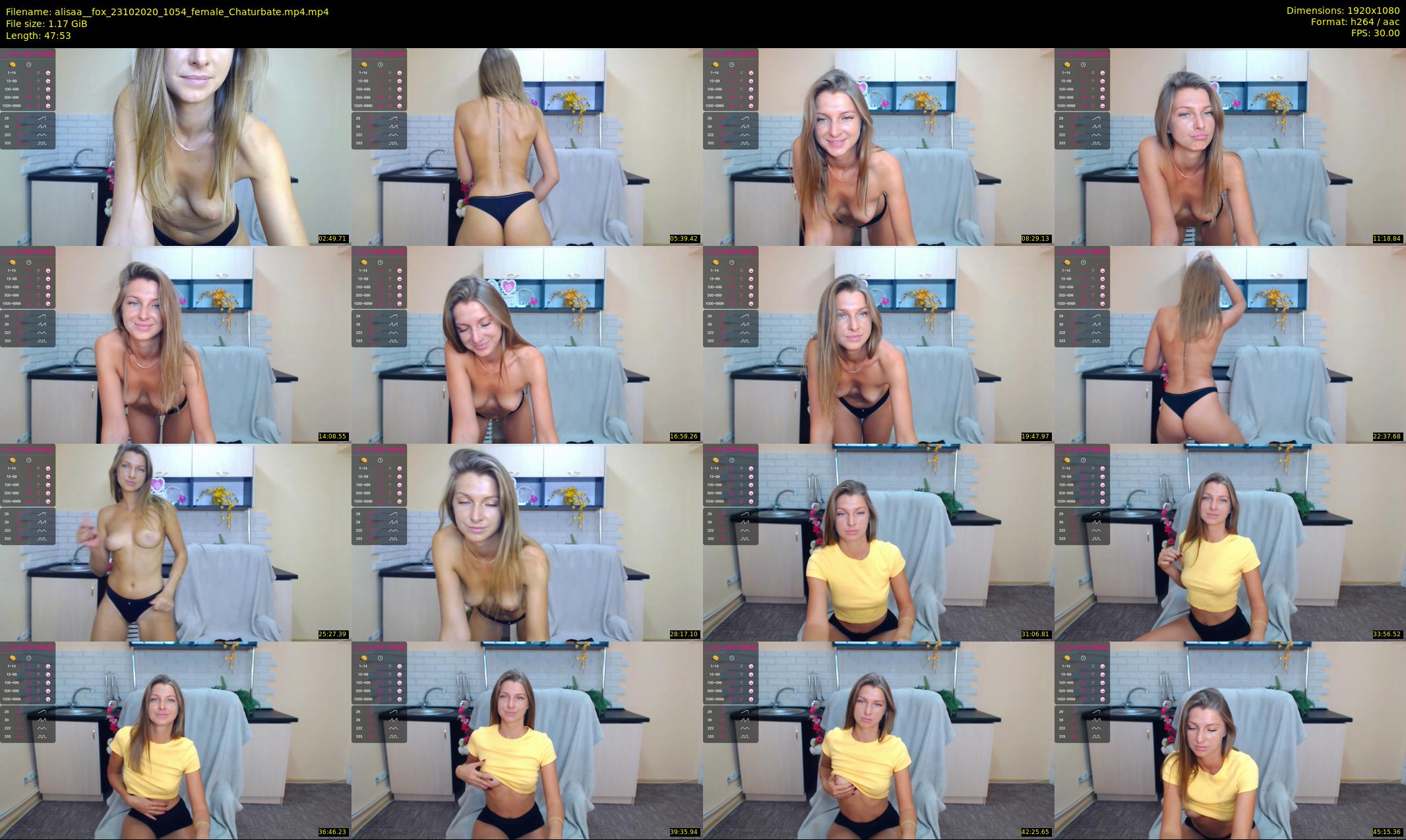 alisaa__fox — 48 minute Chaturbate female cam show recording, 1080p, Oct 23, 2020