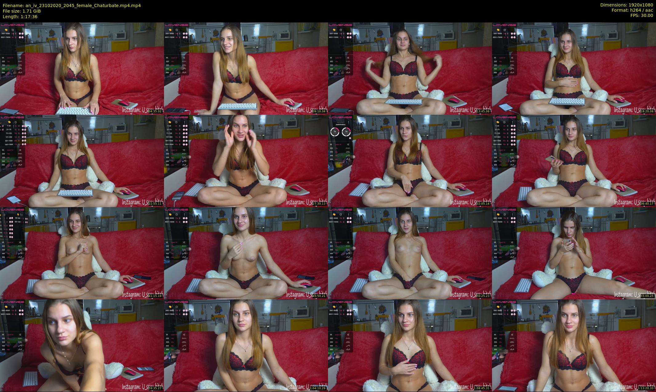 an_iv — 78 minute Chaturbate female cam show recording, 1080p, Oct 23, 2020