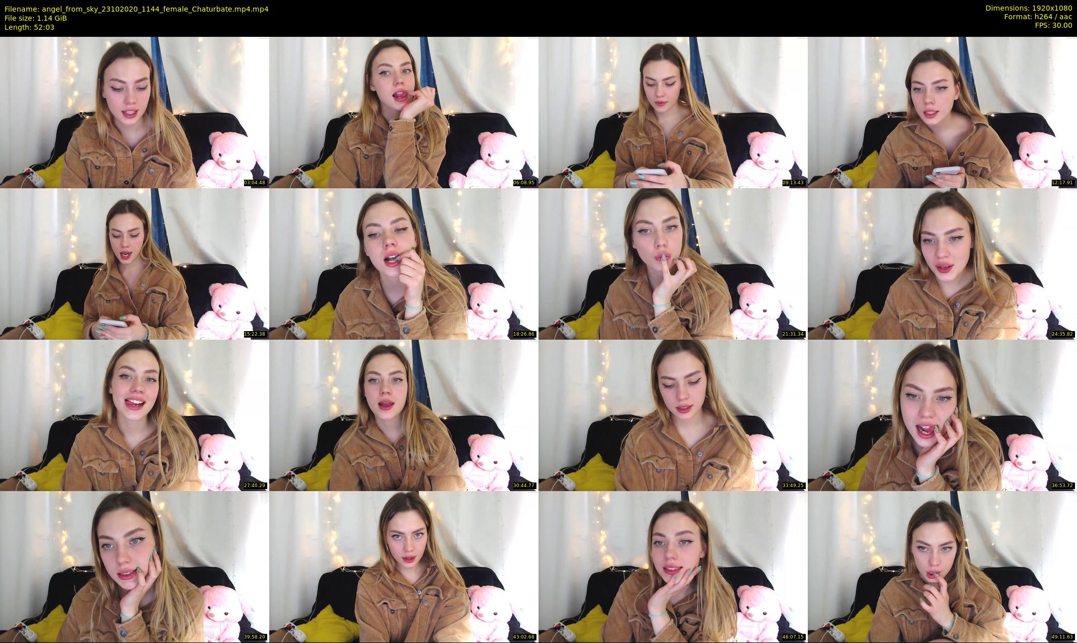 angel_from_sky — 53 minute Chaturbate female cam show recording, 1080p, Oct 23, 2020