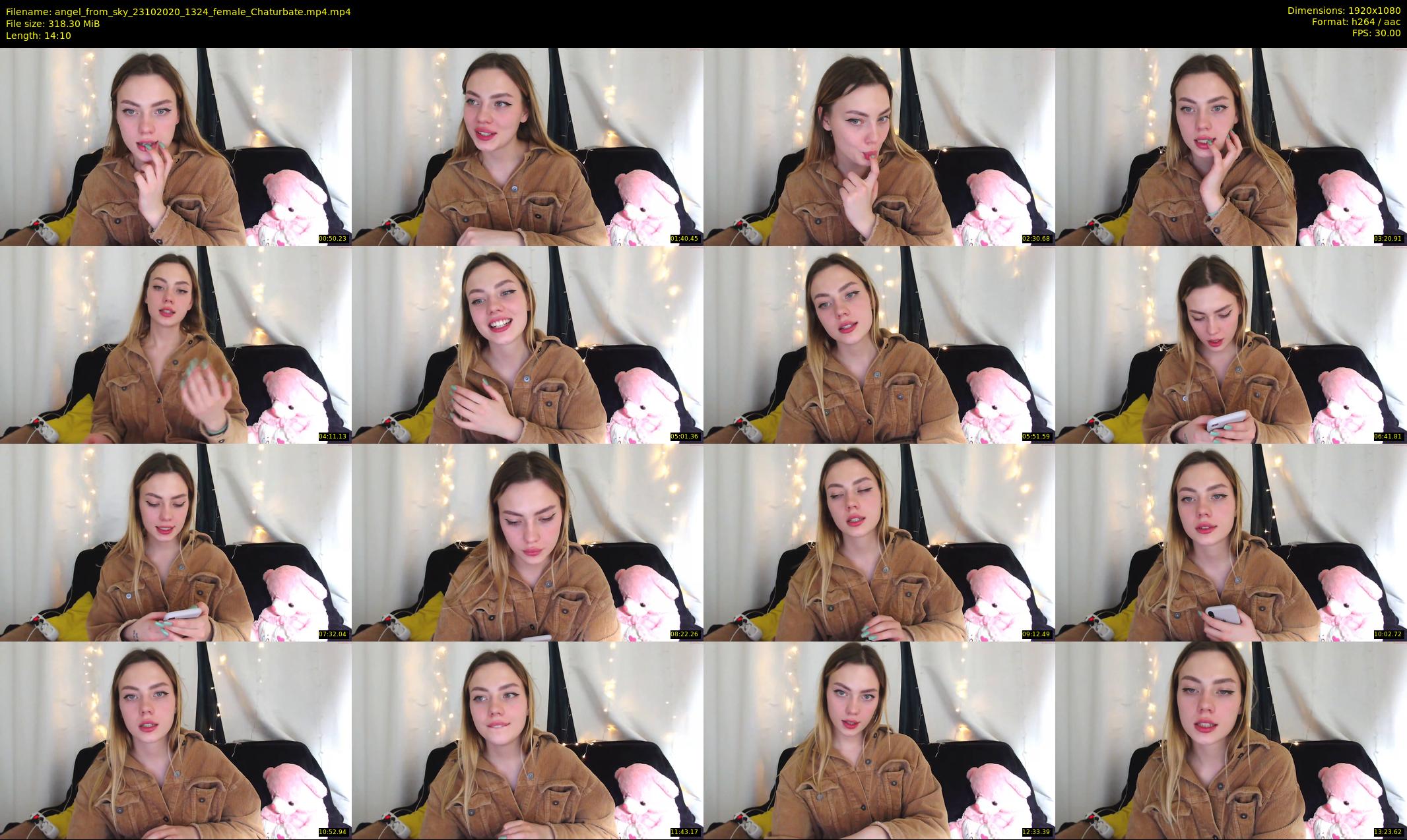 angel_from_sky — 15 minute Chaturbate female cam show recording, 1080p, Oct 23, 2020