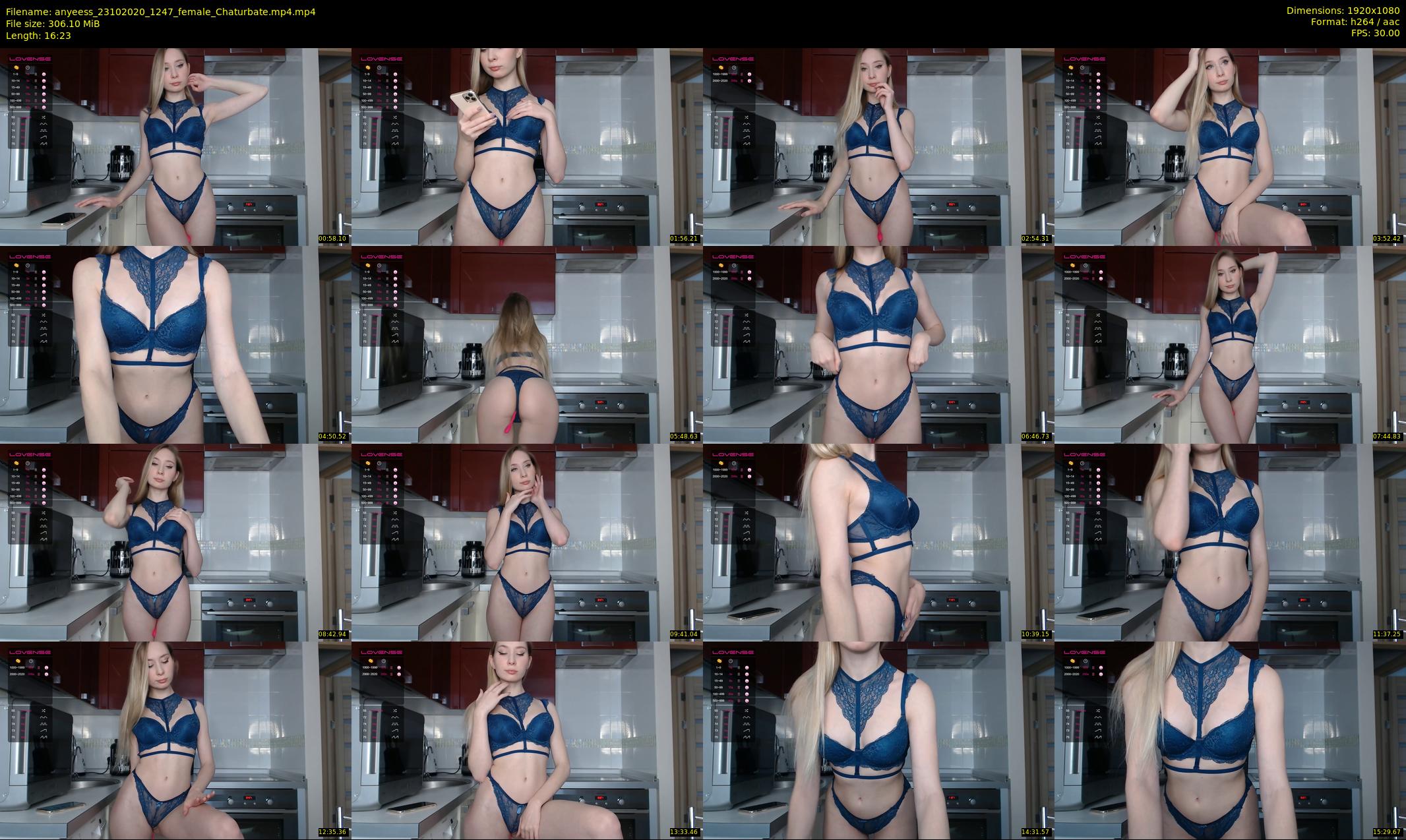 anyeess — 17 minute Chaturbate female cam show recording, 1080p, Oct 23, 2020
