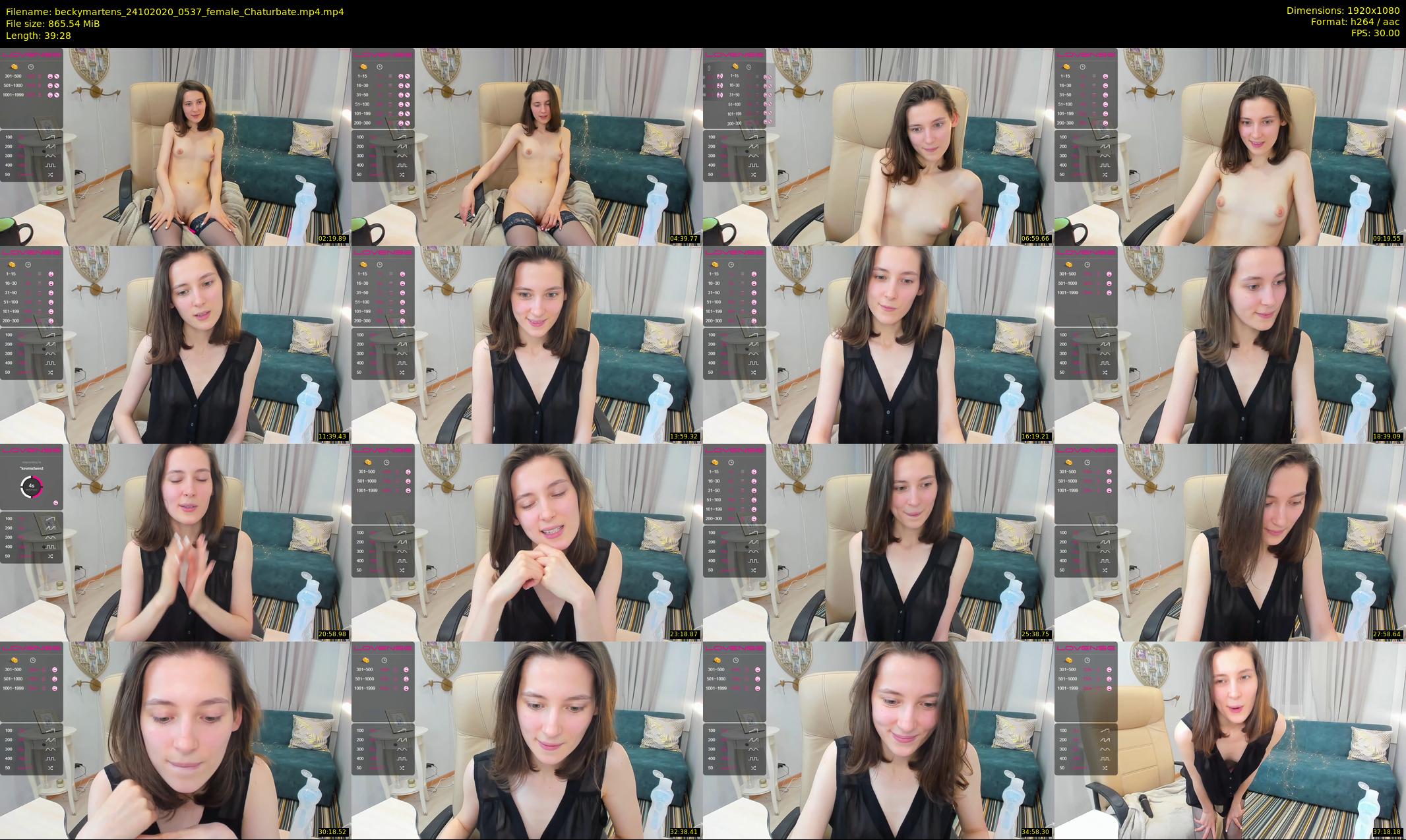 beckymartens — 40 minute Chaturbate female cam show recording, 1080p, Oct 24, 2020