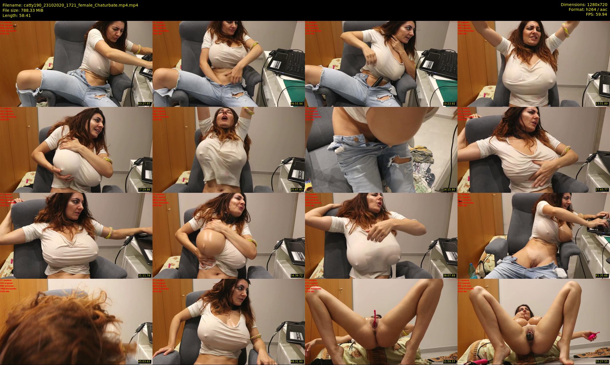 catty190 — 59 minute Chaturbate female cam show recording, 720p, Oct 23, 2020