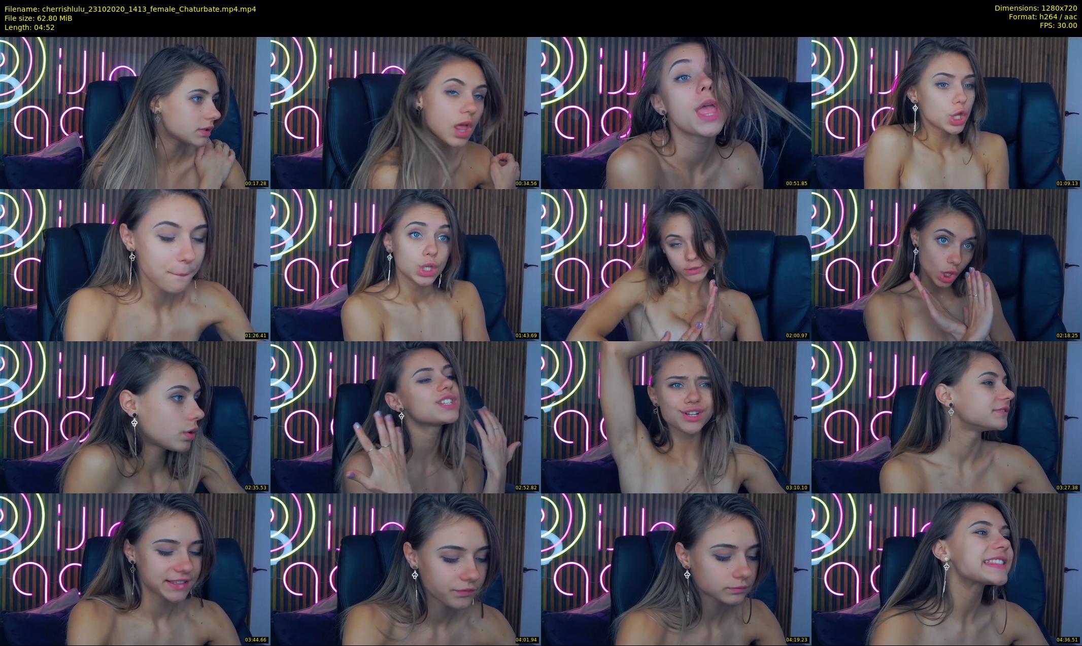 cherrishlulu — 5 minute Chaturbate female cam show recording, 720p, Oct 23, 2020