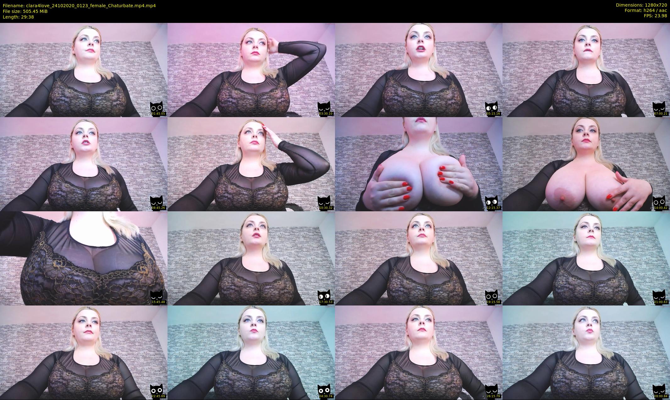 clara4love — 30 minute Chaturbate female cam show recording, 720p, Oct 24, 2020
