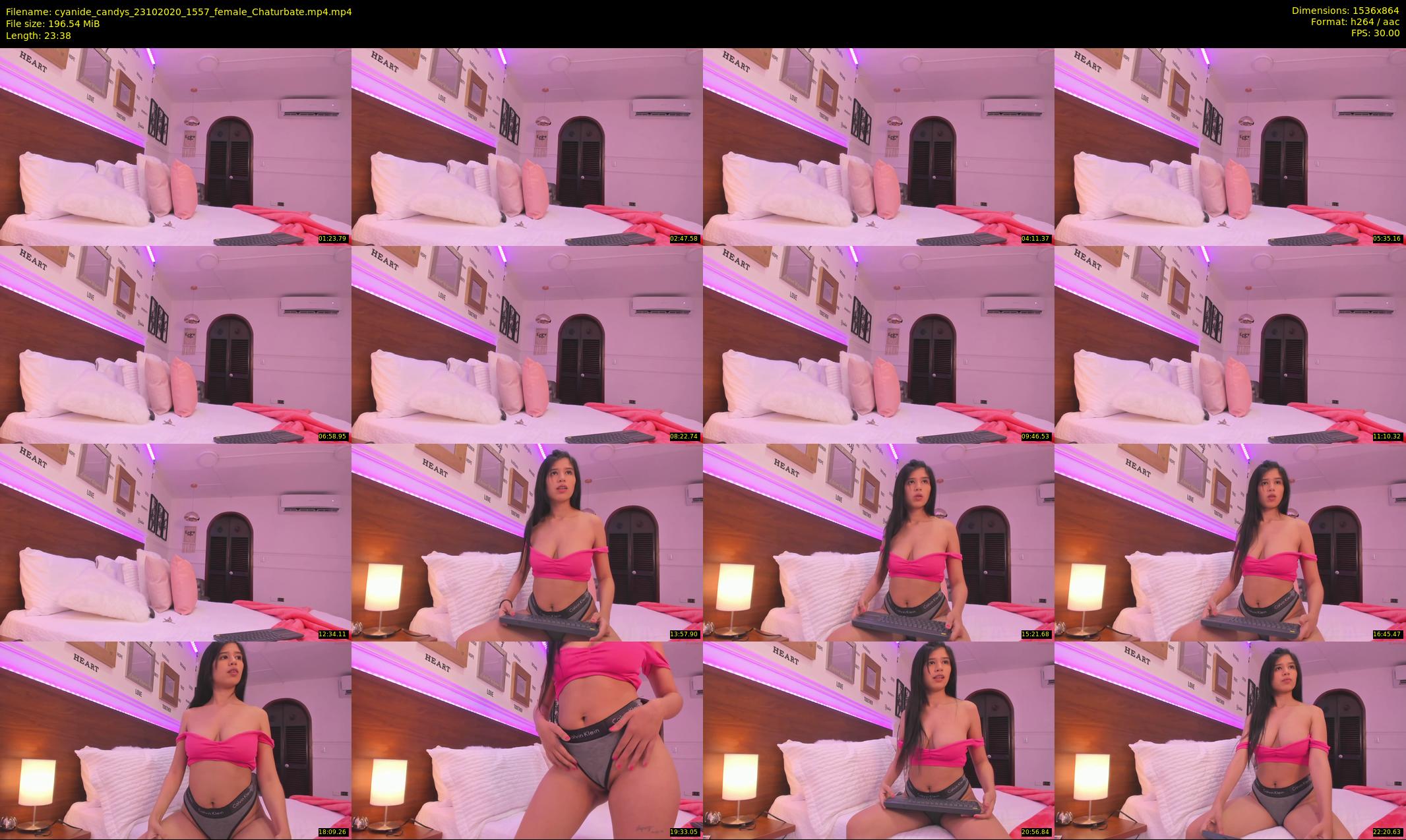 cyanide_candys — 24 minute Chaturbate female cam show recording, 720p, Oct 23, 2020