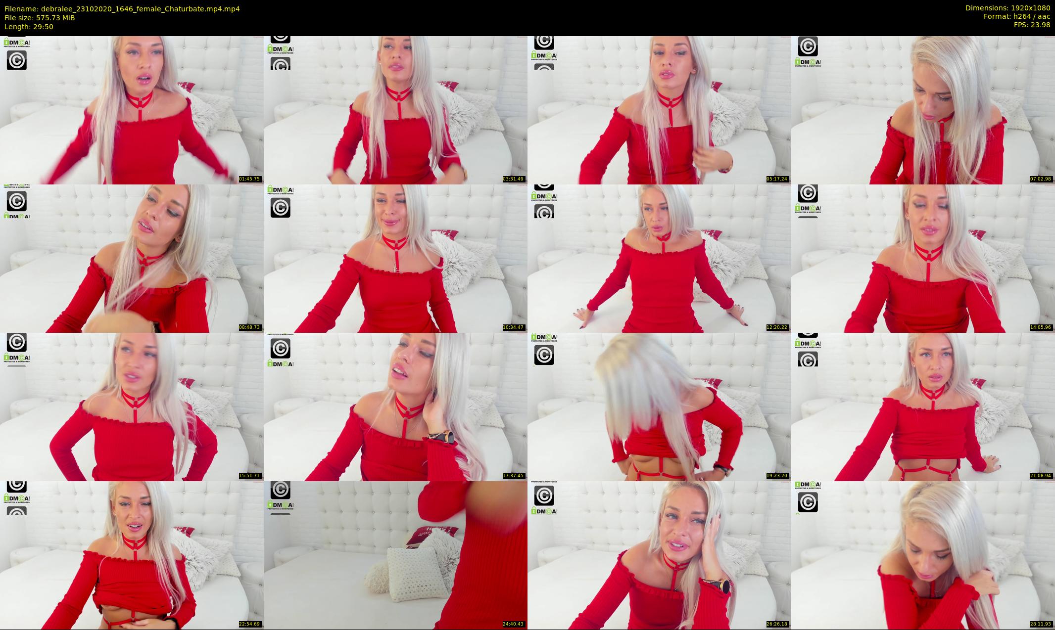 debralee — 30 minute Chaturbate female cam show recording, 1080p, Oct 23, 2020