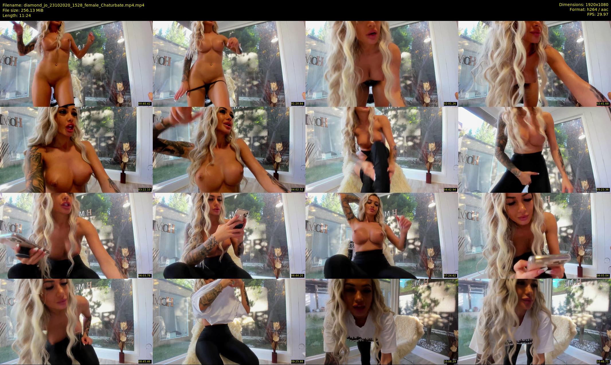diamond_jo — 12 minute Chaturbate female cam show recording, 1080p, Oct 23, 2020