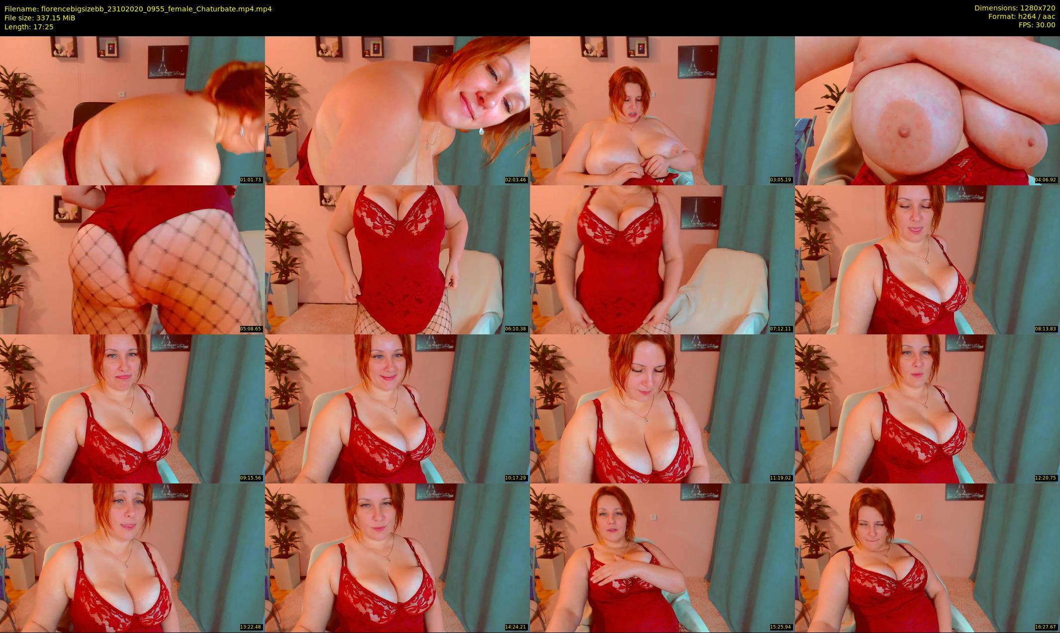 florencebigsizebb — 18 minute Chaturbate female cam show recording, 720p, Oct 23, 2020