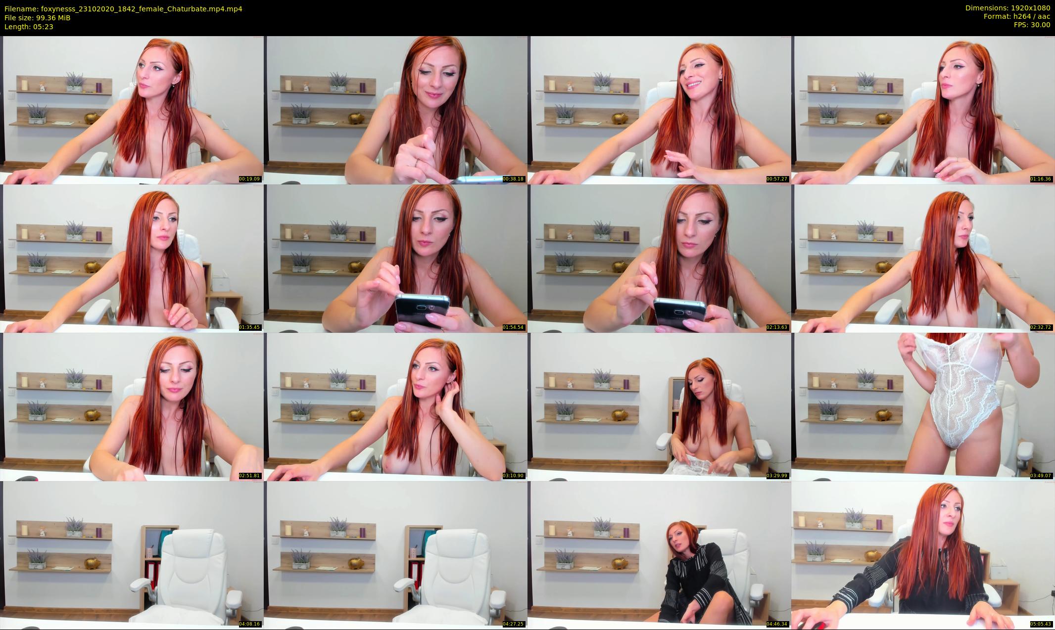 foxynesss — 6 minute Chaturbate female cam show recording, 1080p, Oct 23, 2020