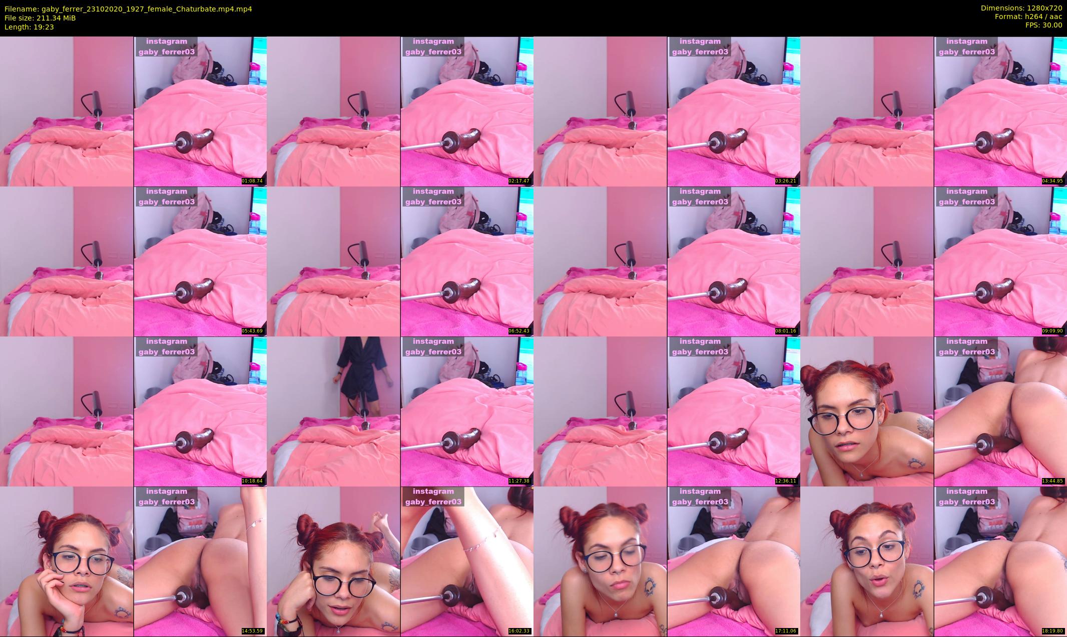gaby_ferrer — 20 minute Chaturbate female cam show recording, 720p, Oct 23, 2020