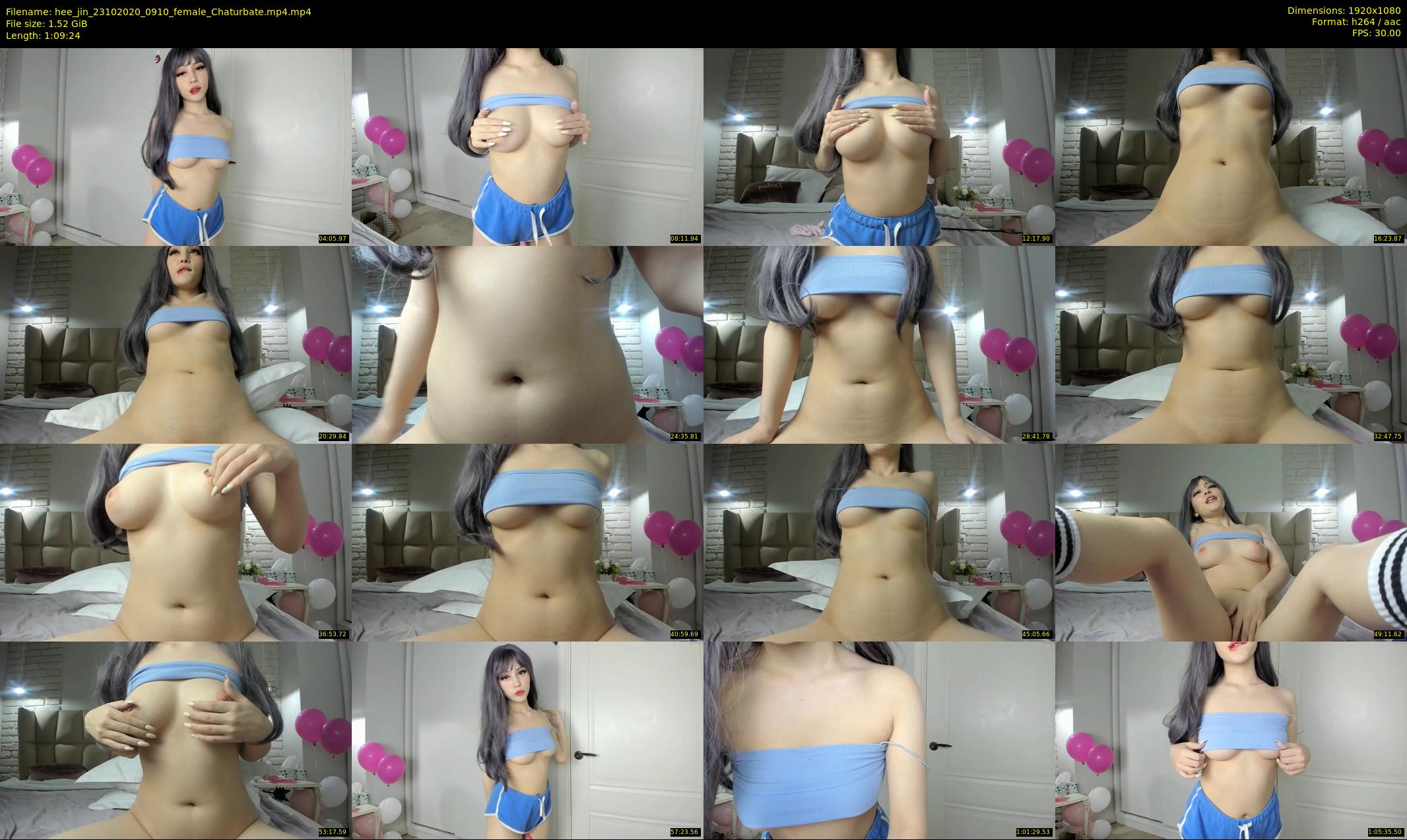 hee_jin — 70 minute Chaturbate female cam show recording, 1080p, Oct 23, 2020