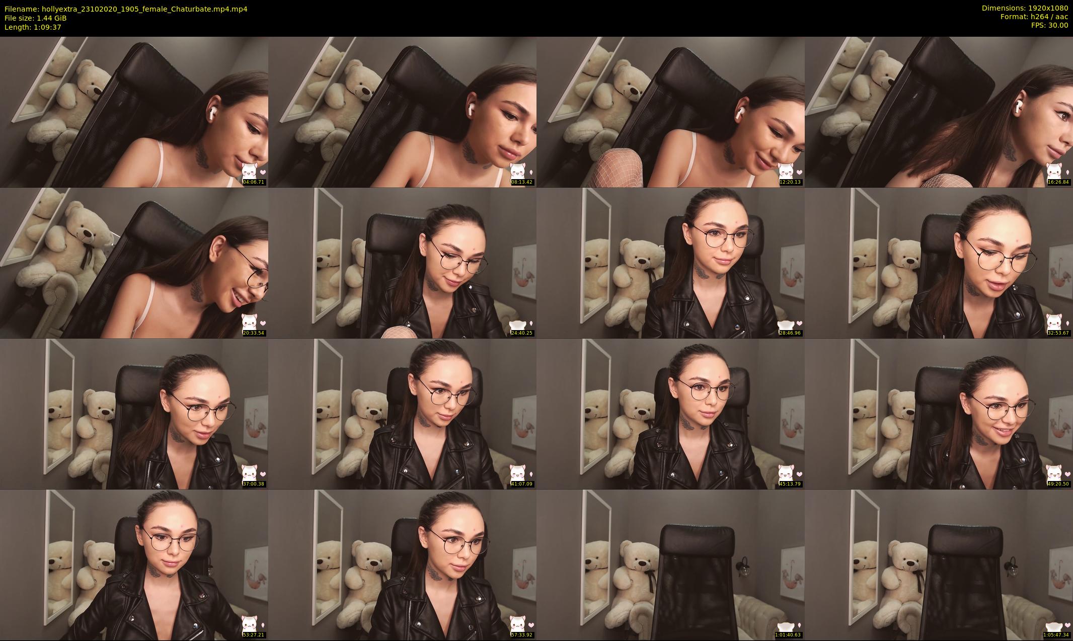 hollyextra — 70 minute Chaturbate female cam show recording, 1080p, Oct 23, 2020