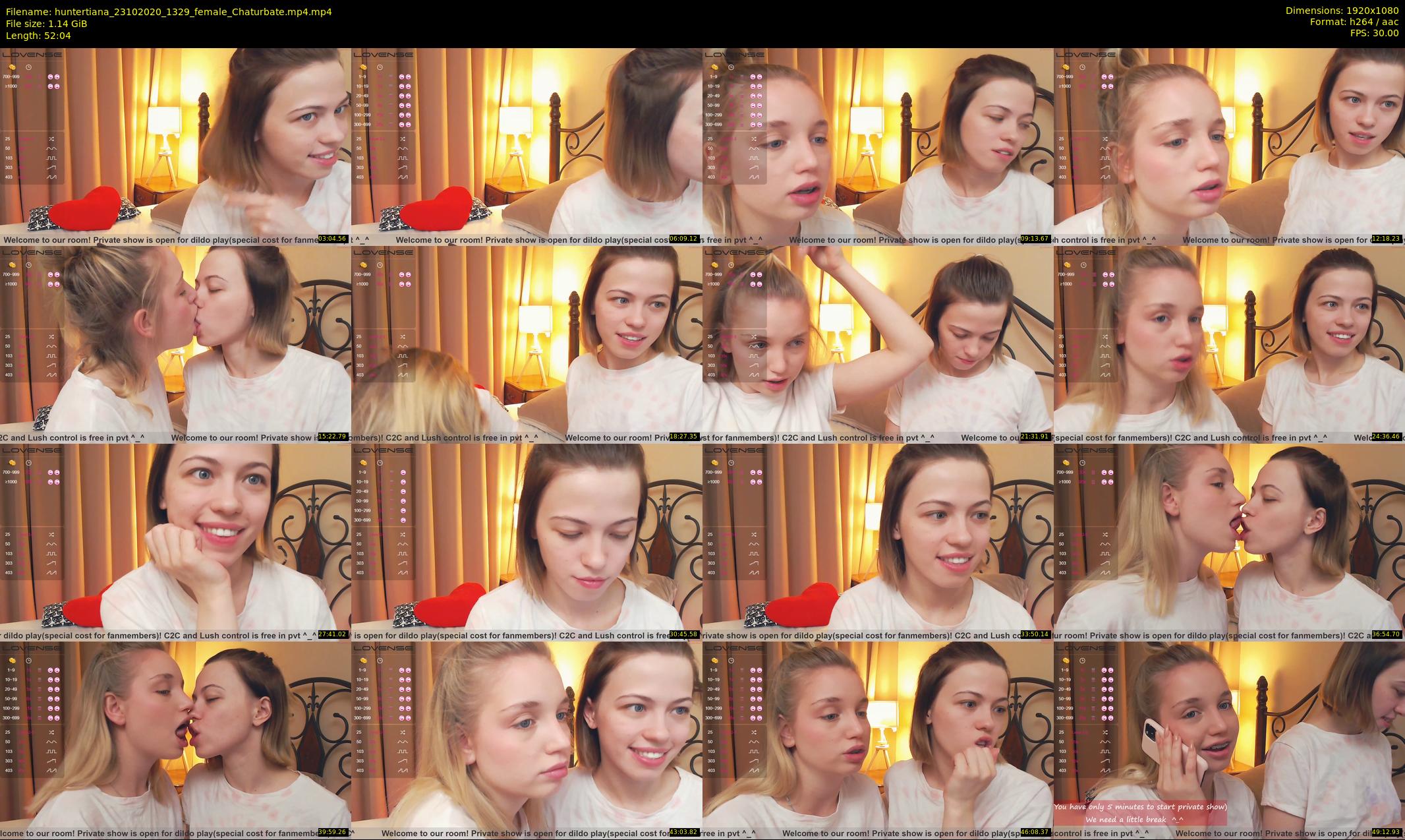 huntertiana — 53 minute Chaturbate female cam show recording, 1080p, Oct 23, 2020