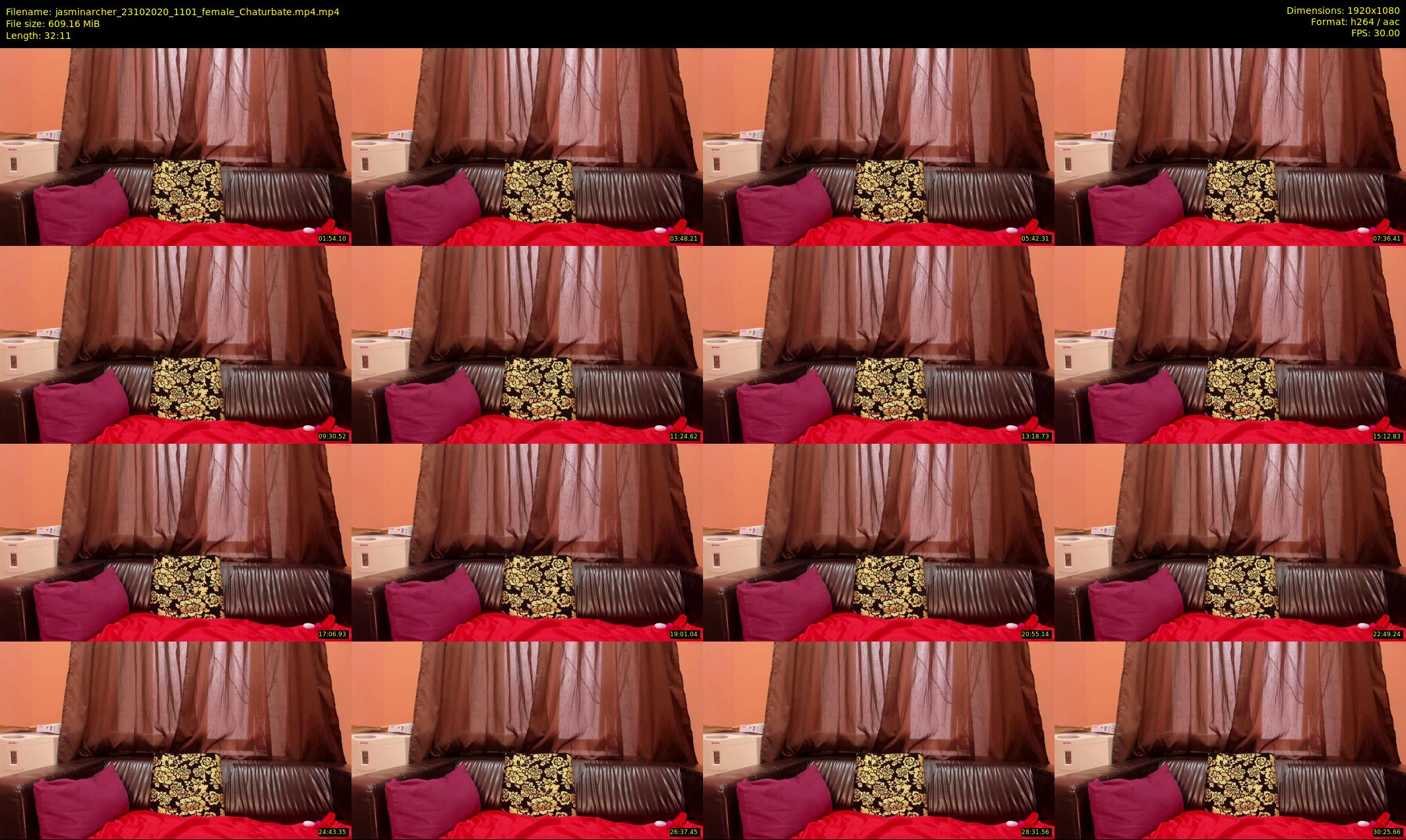 jasminarcher — 33 minute Chaturbate female cam show recording, 1080p, Oct 23, 2020