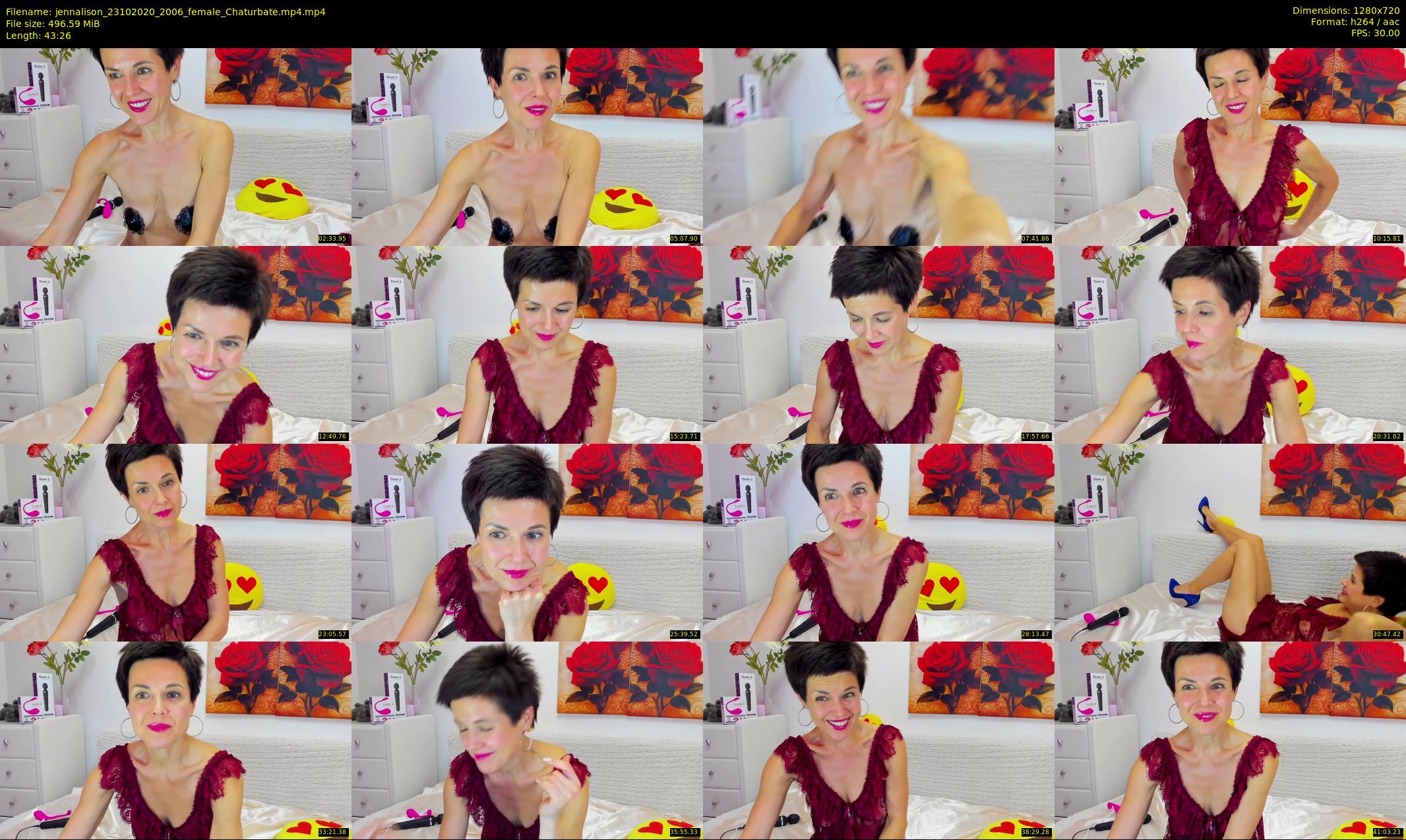 jennalison — 44 minute Chaturbate female cam show recording, 720p, Oct 23, 2020