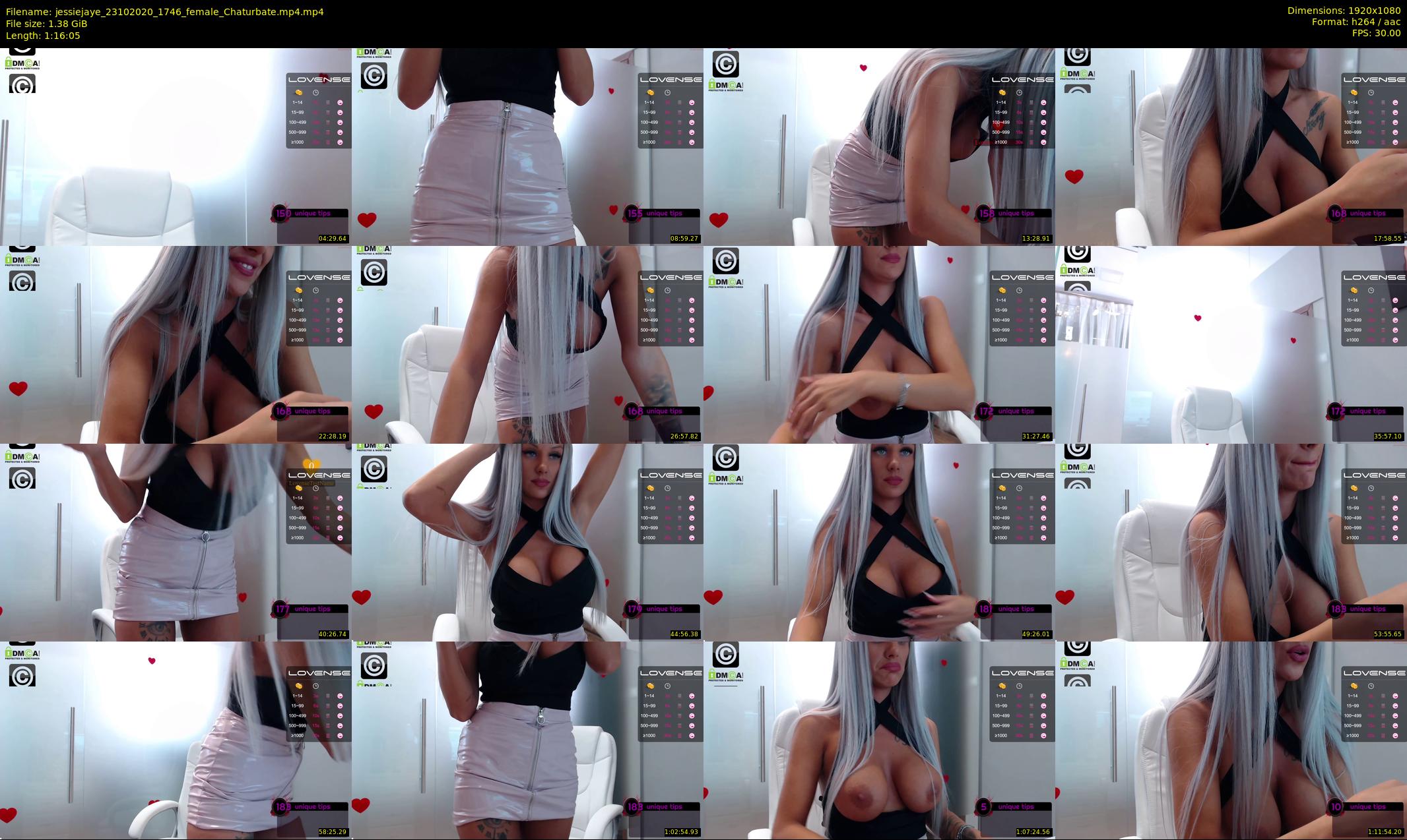 jessiejaye — 77 minute Chaturbate female cam show recording, 1080p, Oct 23, 2020