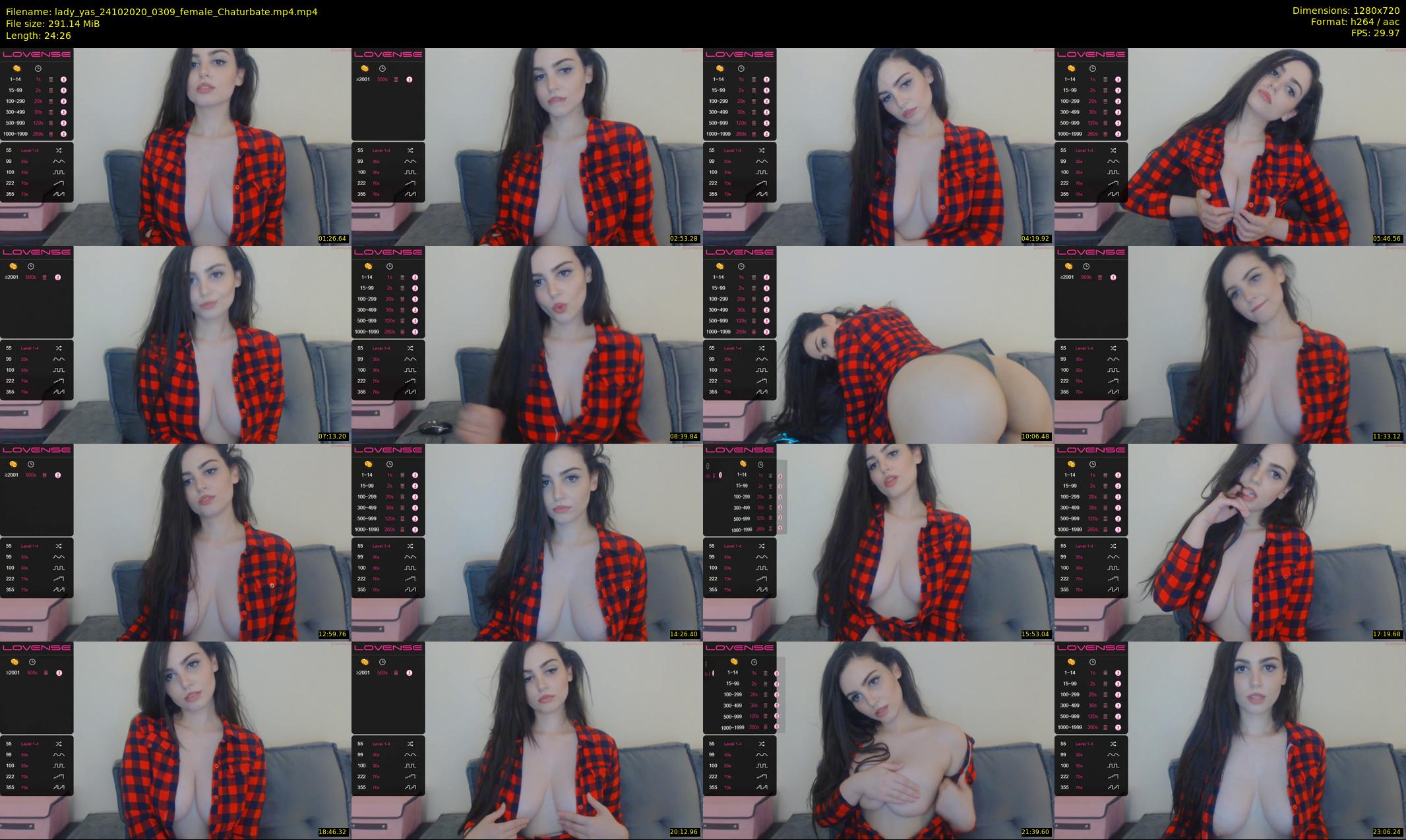 lady_yas — 25 minute Chaturbate female cam show recording, 720p, Oct 24, 2020