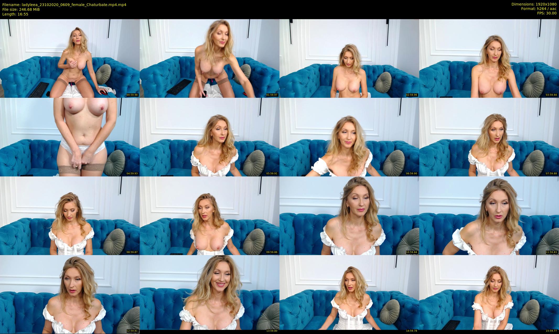 ladyleea — 17 minute Chaturbate female cam show recording, 1080p, Oct 23, 2020