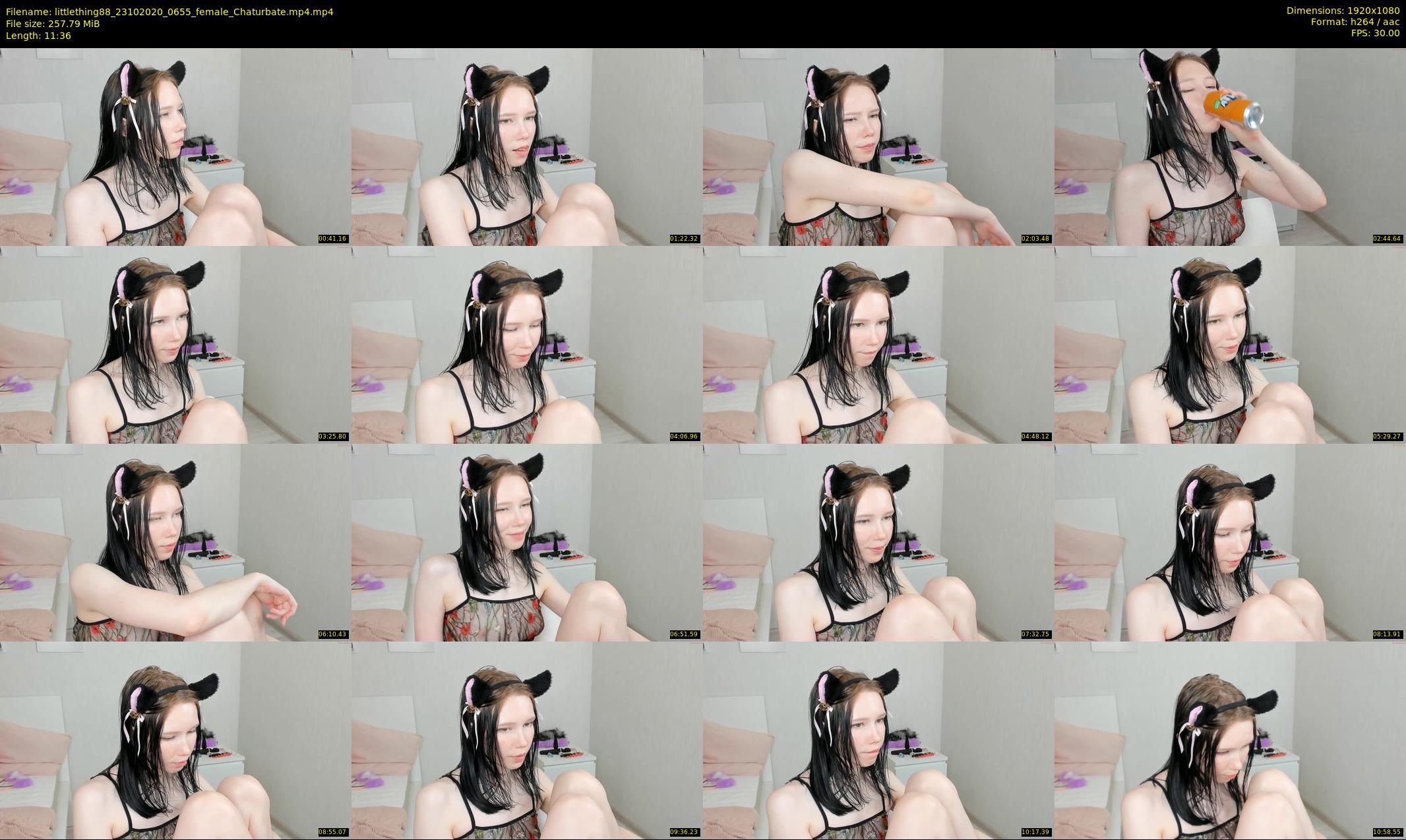 littlething88 — 12 minute Chaturbate female cam show recording, 1080p, Oct 23, 2020