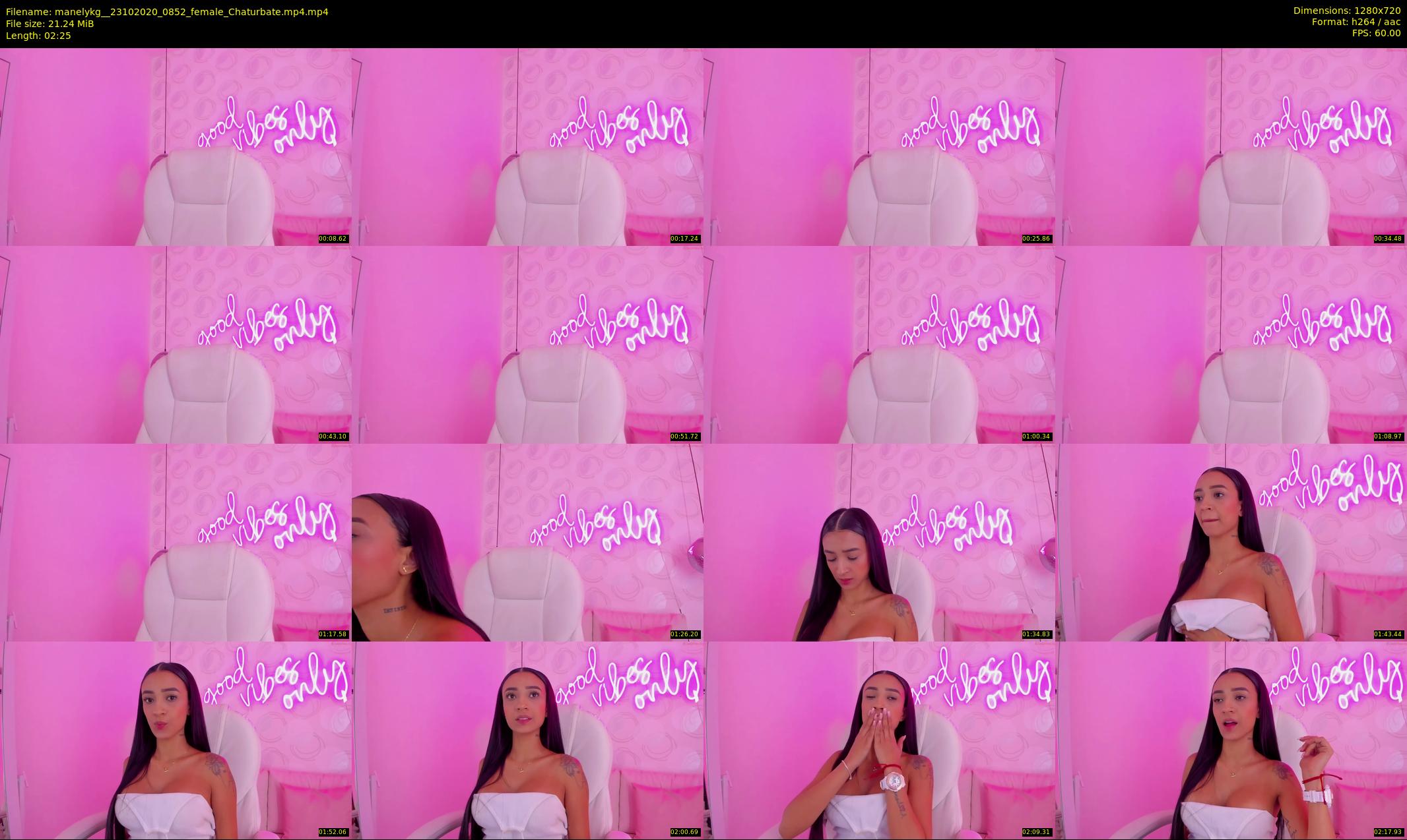 manelykg_ — 3 minute Chaturbate female cam show recording, 720p, Oct 23, 2020