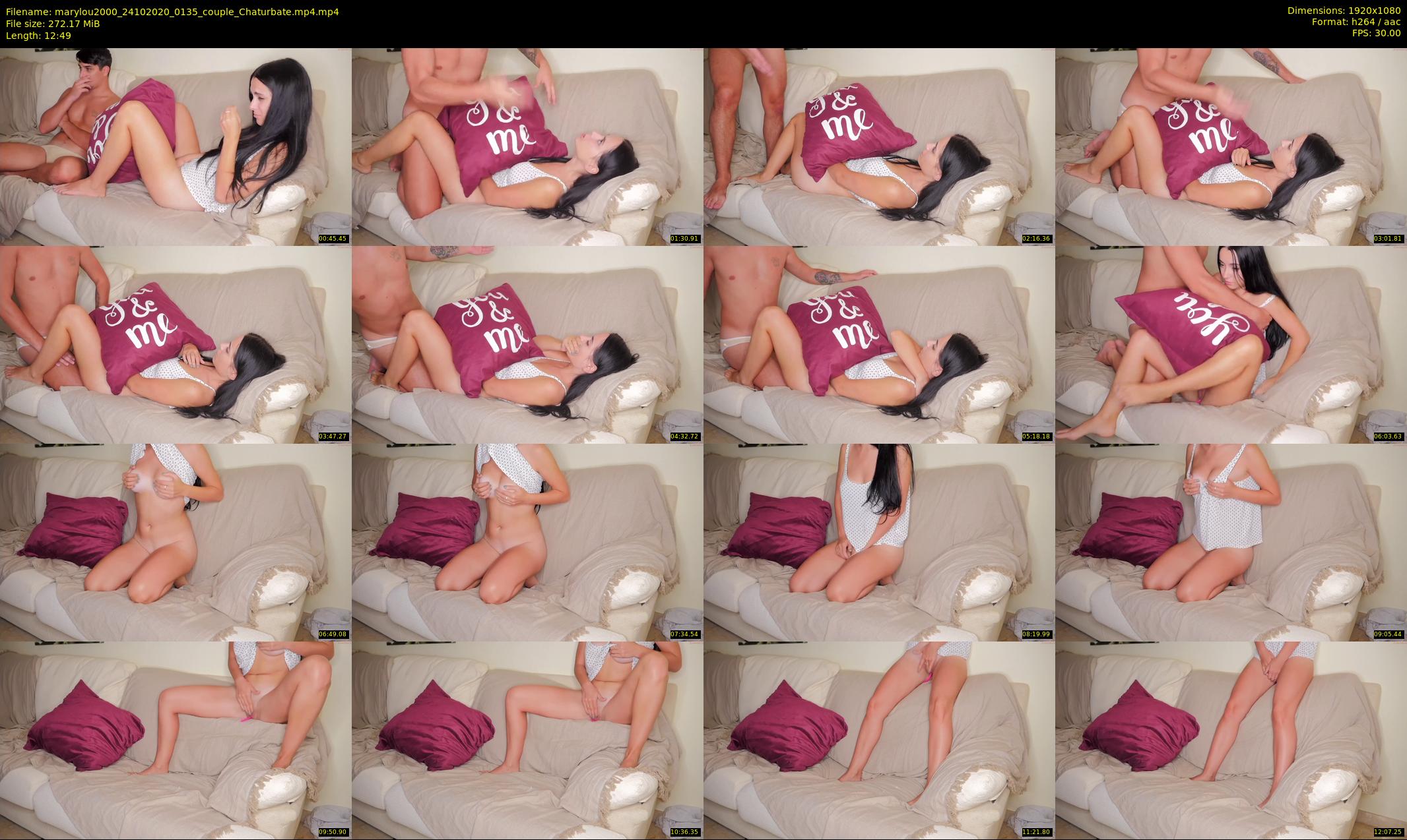 marylou2000 — 13 minute Chaturbate couple cam show recording, 1080p, Oct 24, 2020