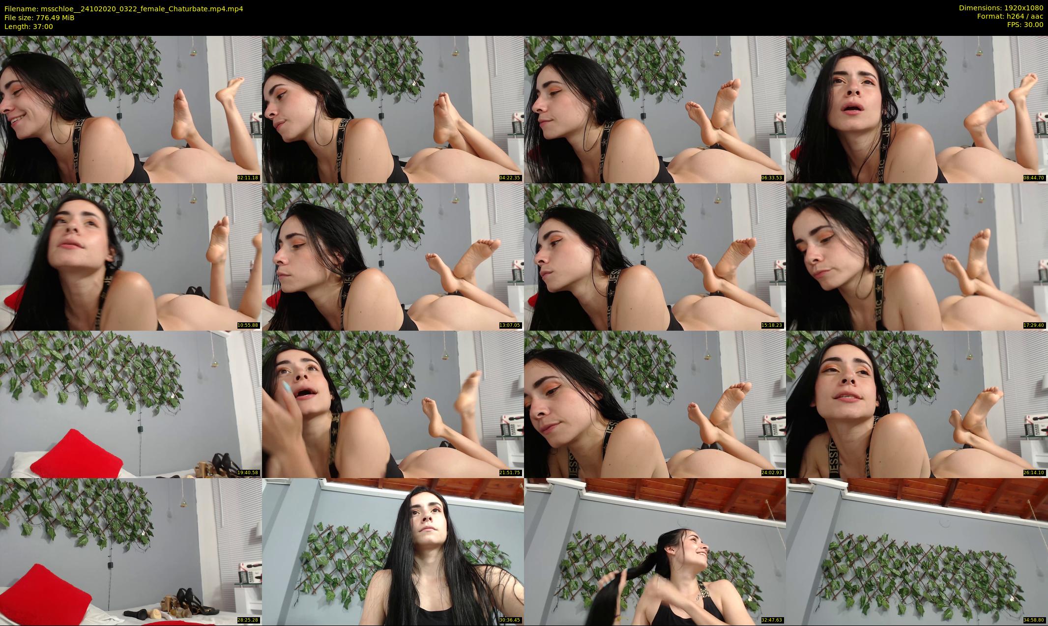 msschloe_ — 37 minute Chaturbate female cam show recording, 1080p, Oct 24, 2020
